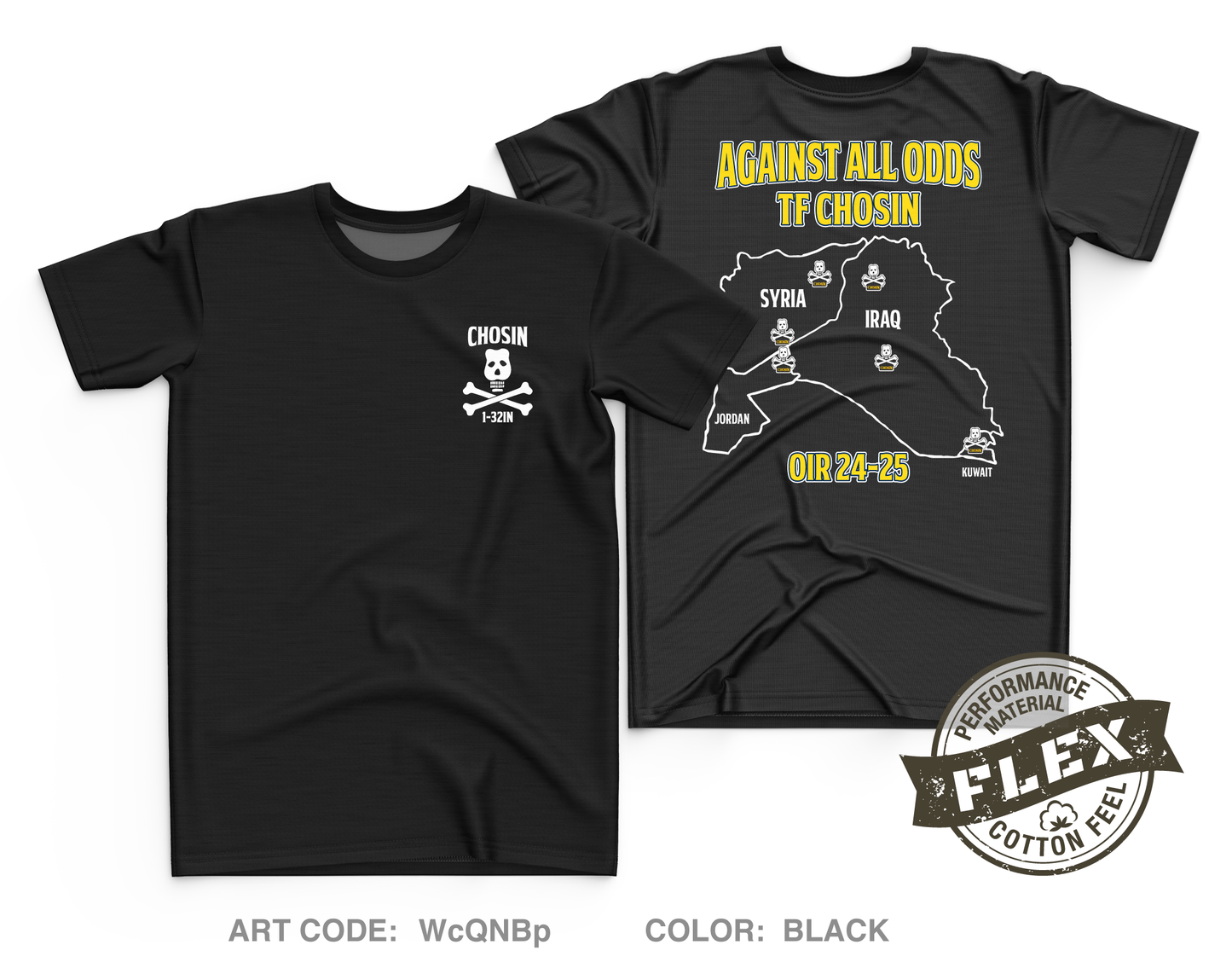 TASK FORCE CHOSIN Core Men's SS Flex Performance Tee - WcQNBp