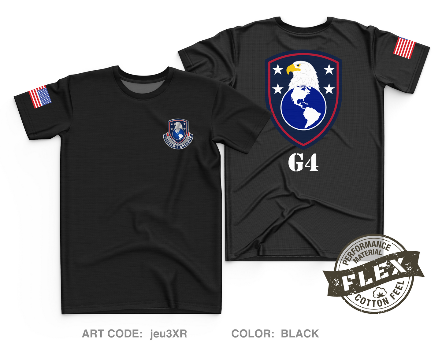 USAWHC G4 Core Men's SS Flex Performance Tee - jeu3XR