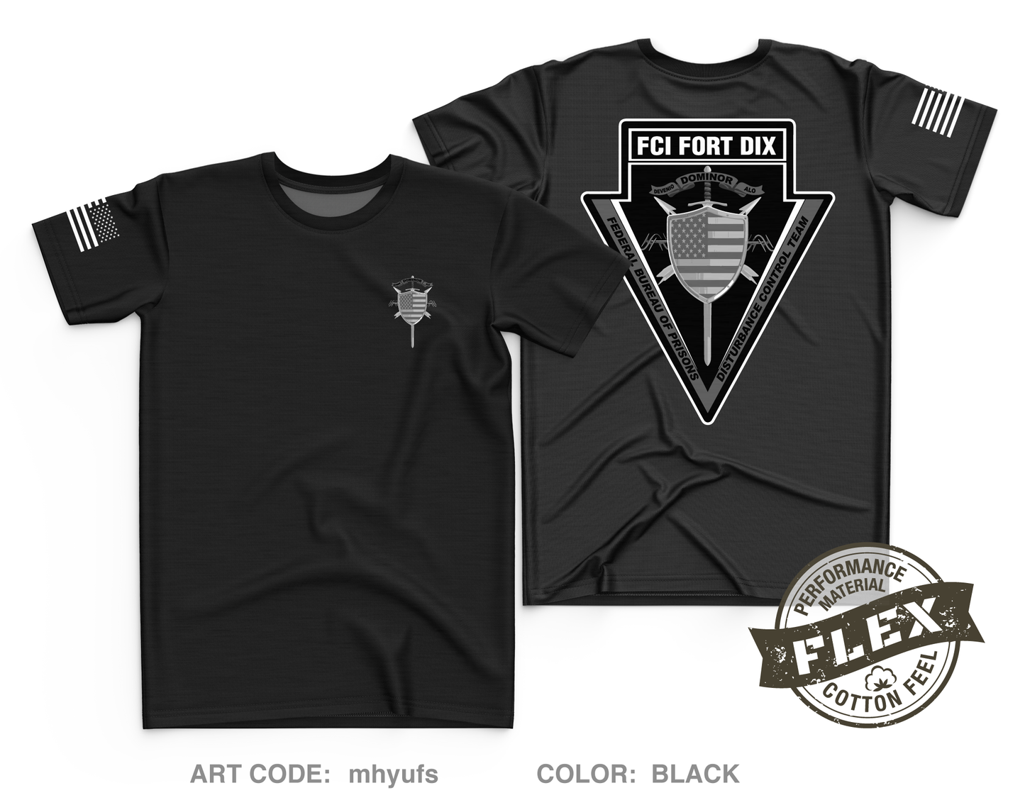DCT Fort Dix Core Men's SS Flex Performance Tee - mhyufs