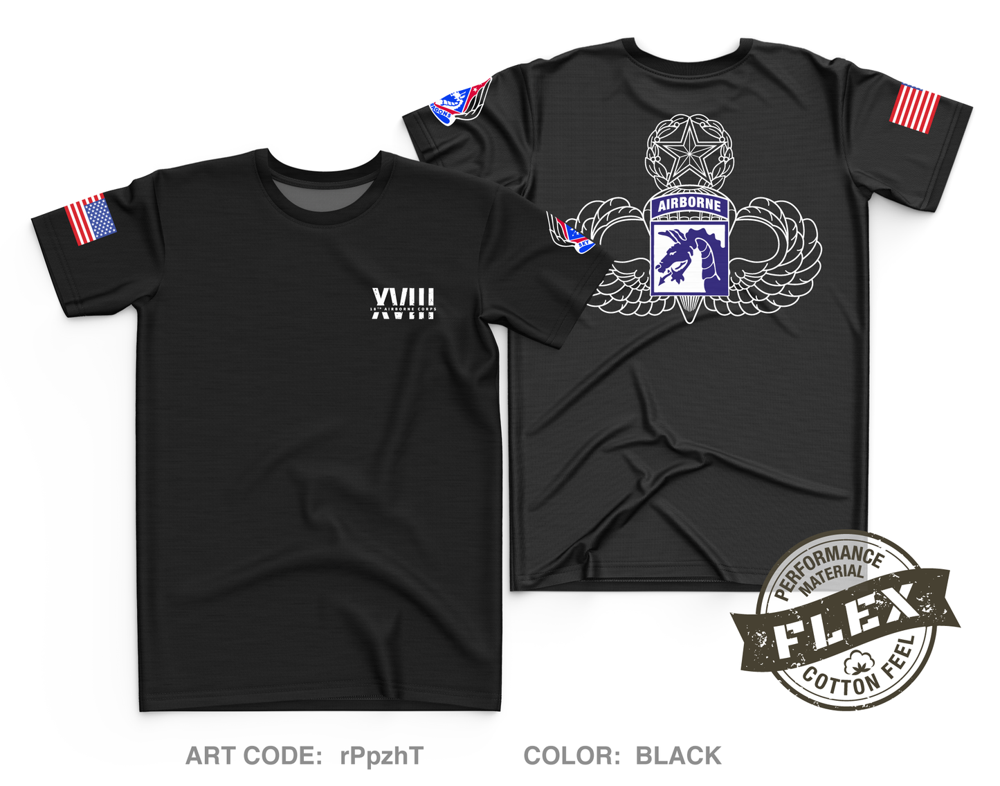 XVIII Airborne Corps OSJA Core Men's SS Flex Performance Tee - rPpzhT