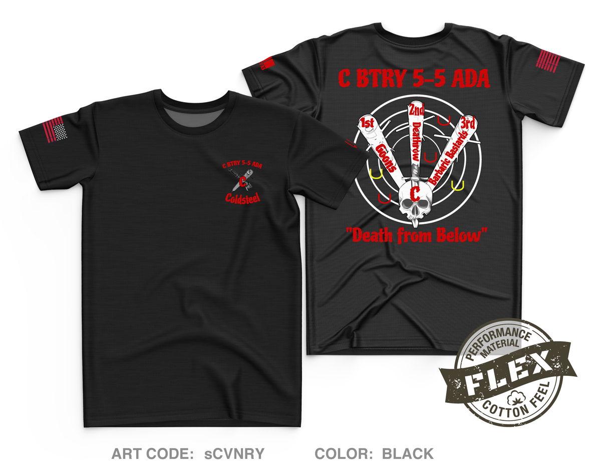 Charlie Battery 5-5 ADA Core Men's SS Flex Performance Tee - sCVNRY