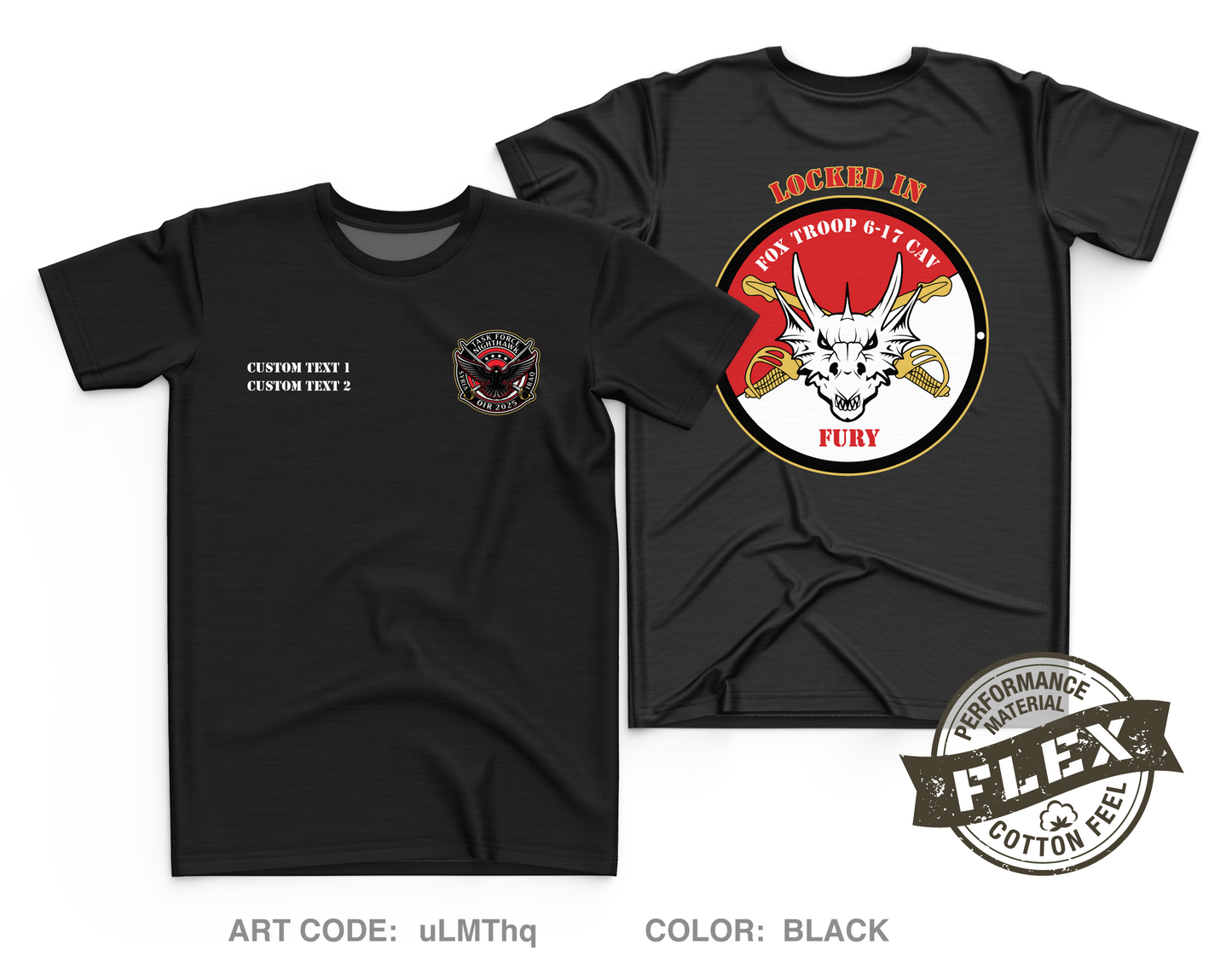 CUSTOM F/6-17 ACS Core Men's SS Flex Performance Tee - uLMThq