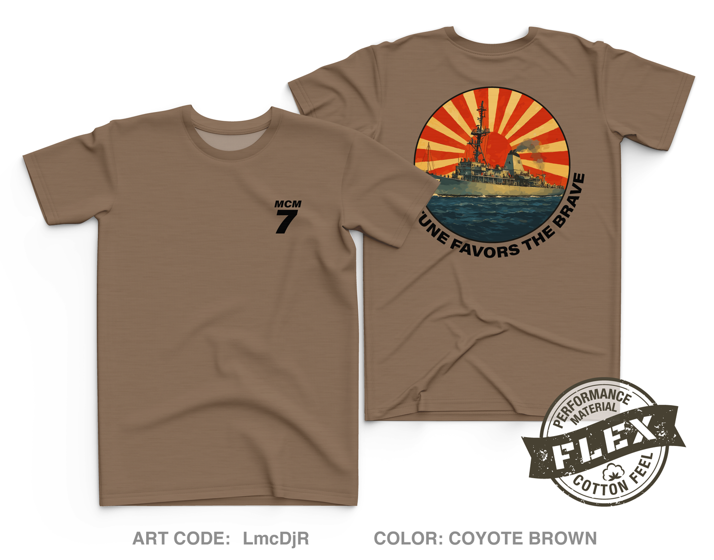 MCM-7 Store 1 Core Men's SS Flex Performance Tee - LmcDjR