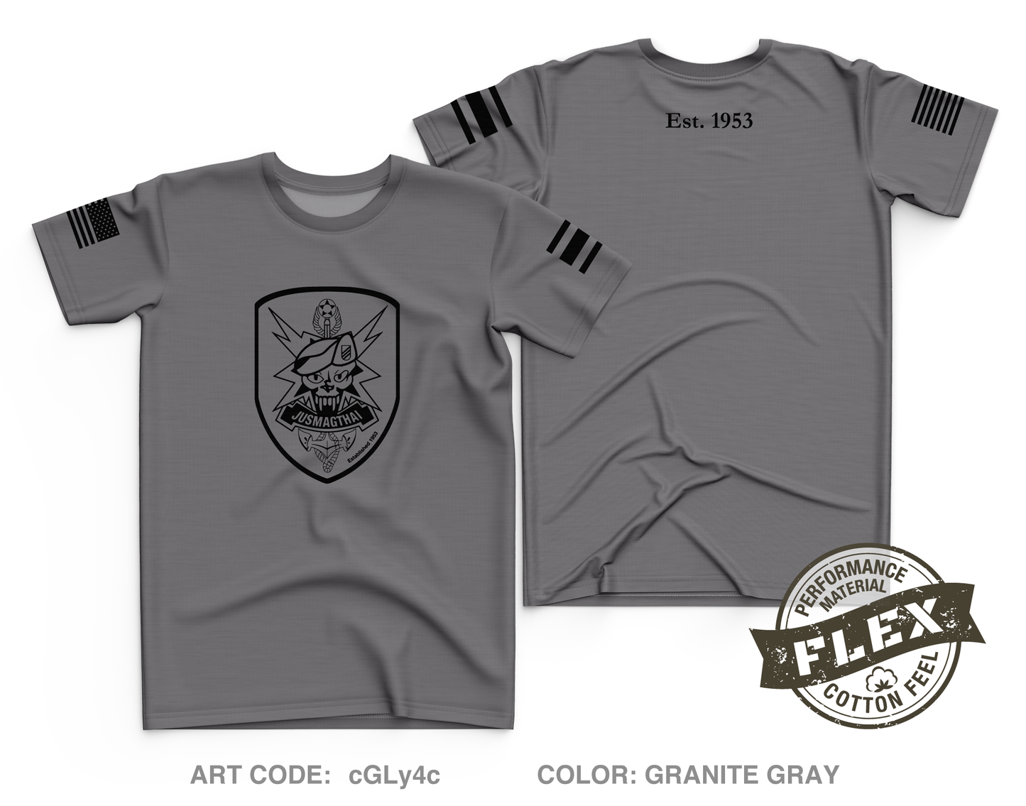 JUSMAGTHAI Core Men's SS Flex Performance Tee - cGLy4c