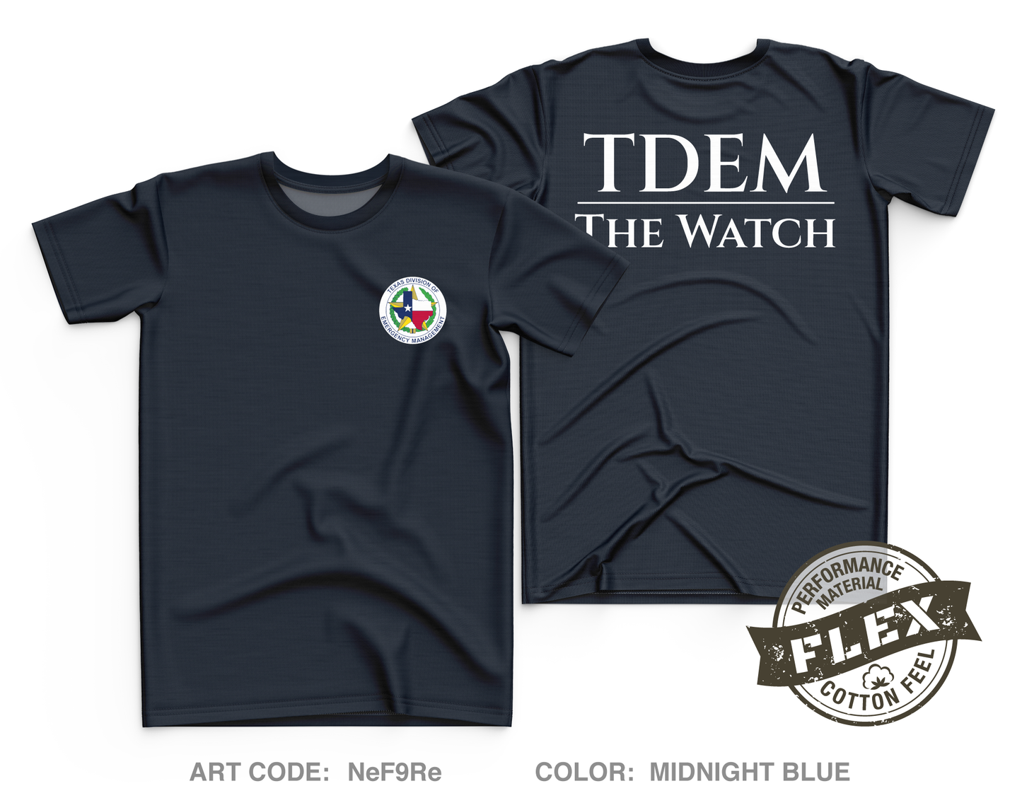 TDEM - The Watch Core Men's SS Flex Performance Tee - NeF9Re