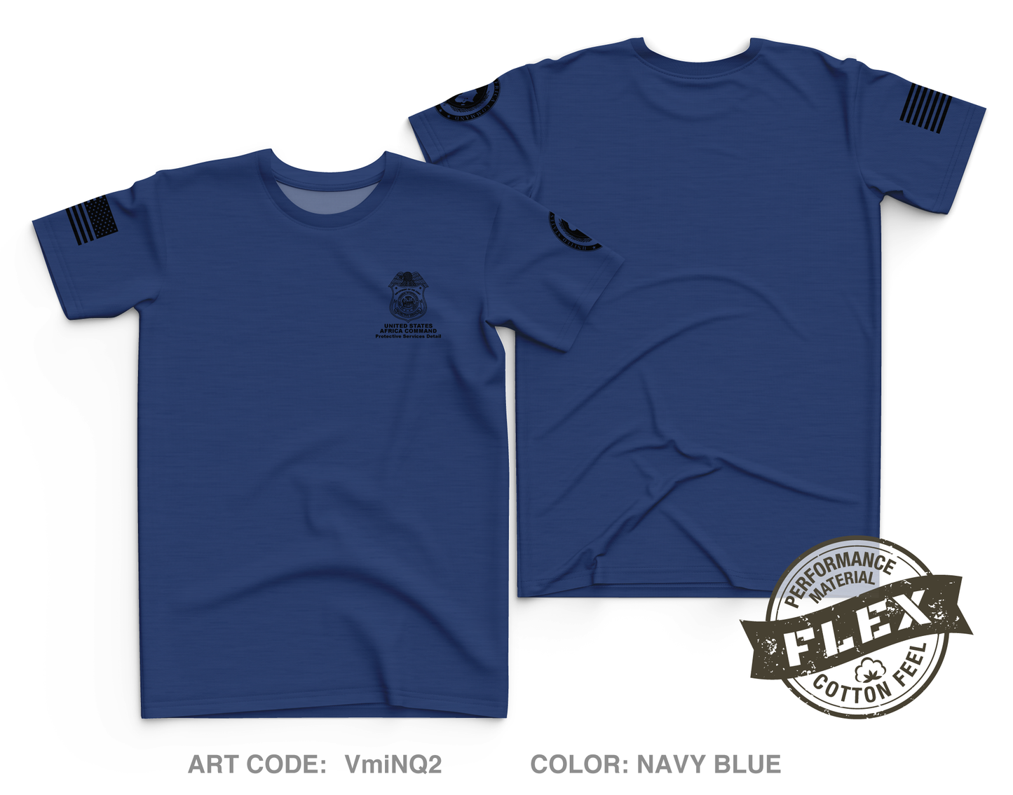 AFRICOM-PSD Core Men's SS Flex Performance Tee - VmiNQ2