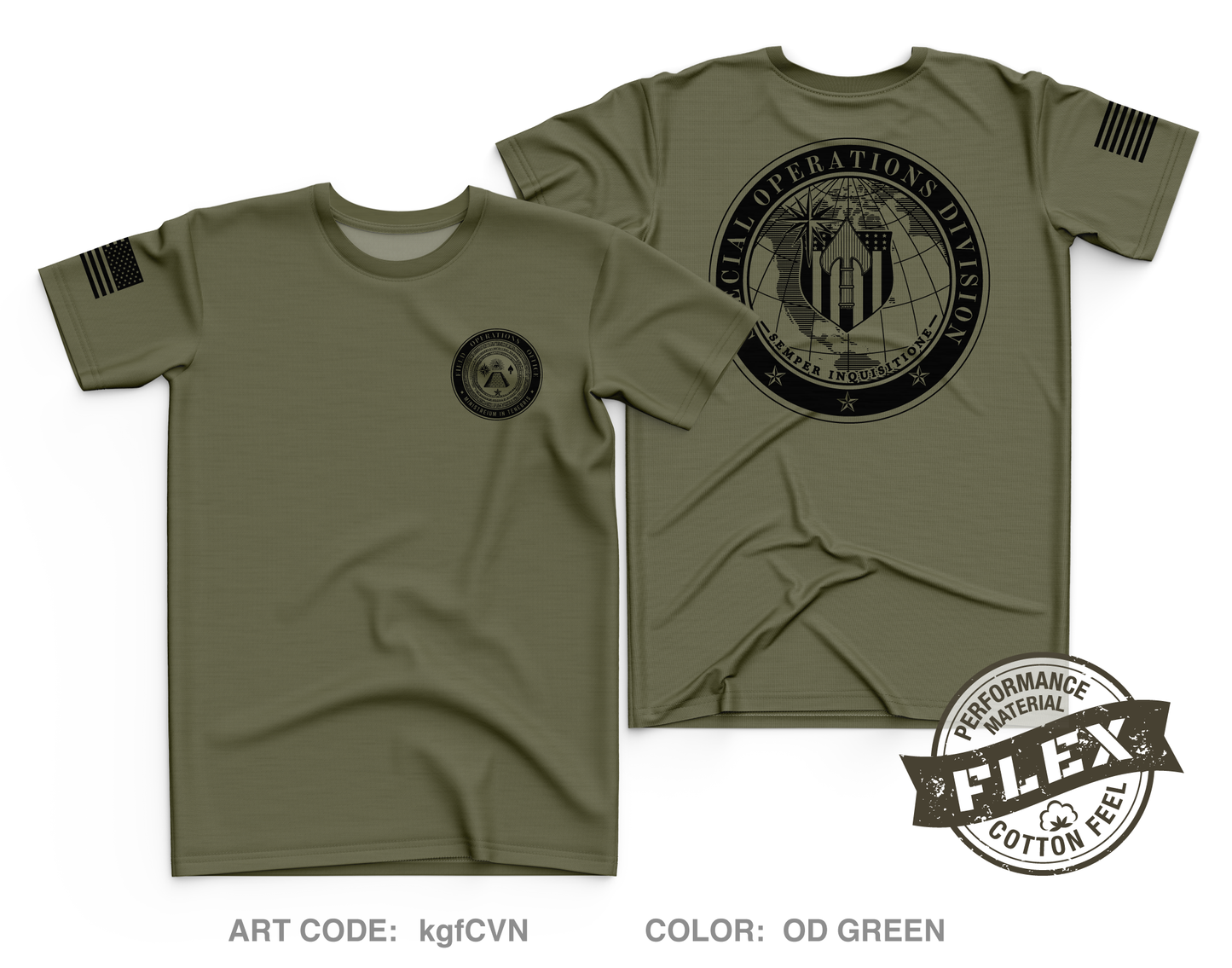 SOD Core Men's SS Flex Performance Tee - kgfCVN