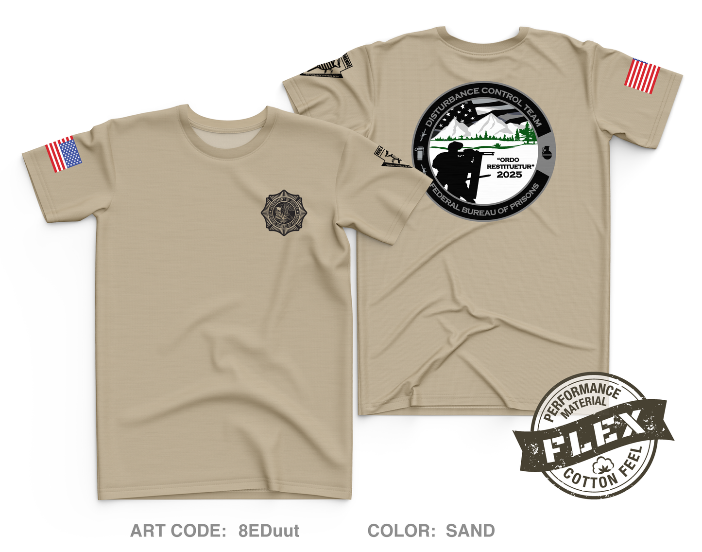 FCC Florence Disturbance Control Team Core Men's SS Flex Performance Tee - 8EDuut