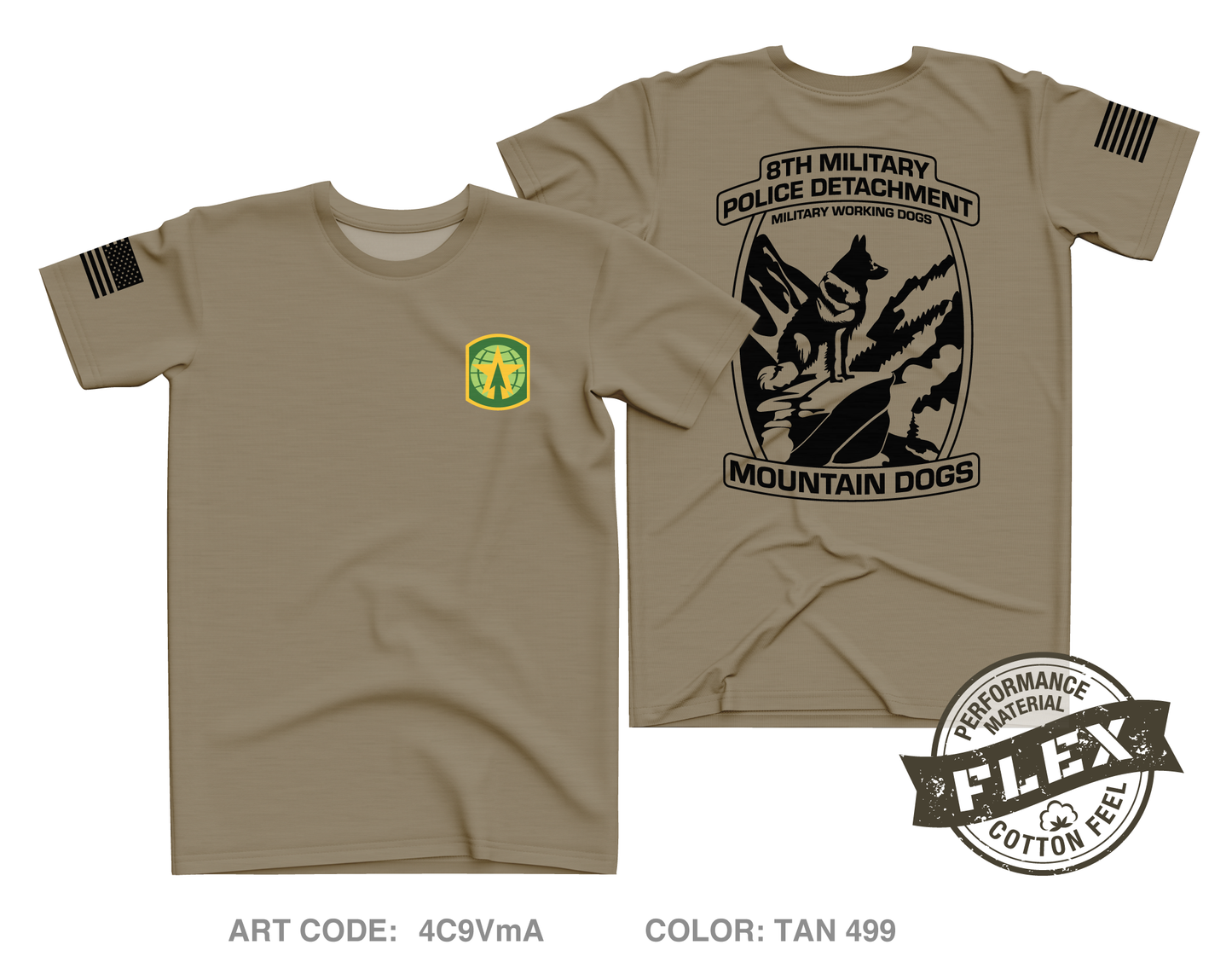 Mountain Dogs Core Men's SS Flex Performance Tee - 4C9VmA
