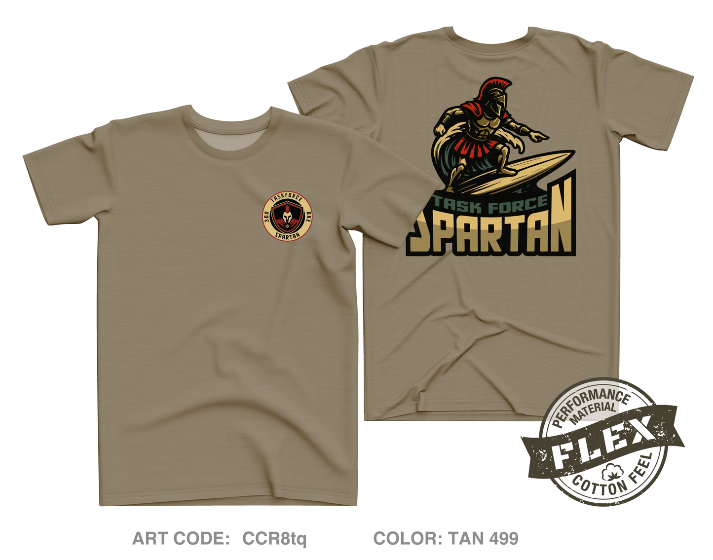 TF Spartan Main Store Core Men's SS Flex Performance Tee - CCR8tq