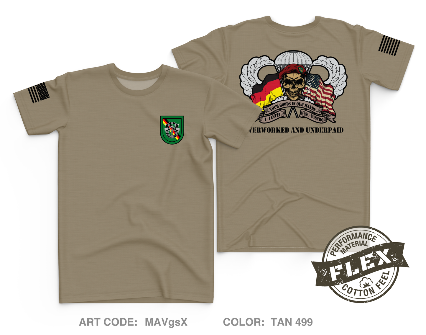 1-10th SFG(A) FSC Core Men's SS Flex Performance Tee - MAVgsX