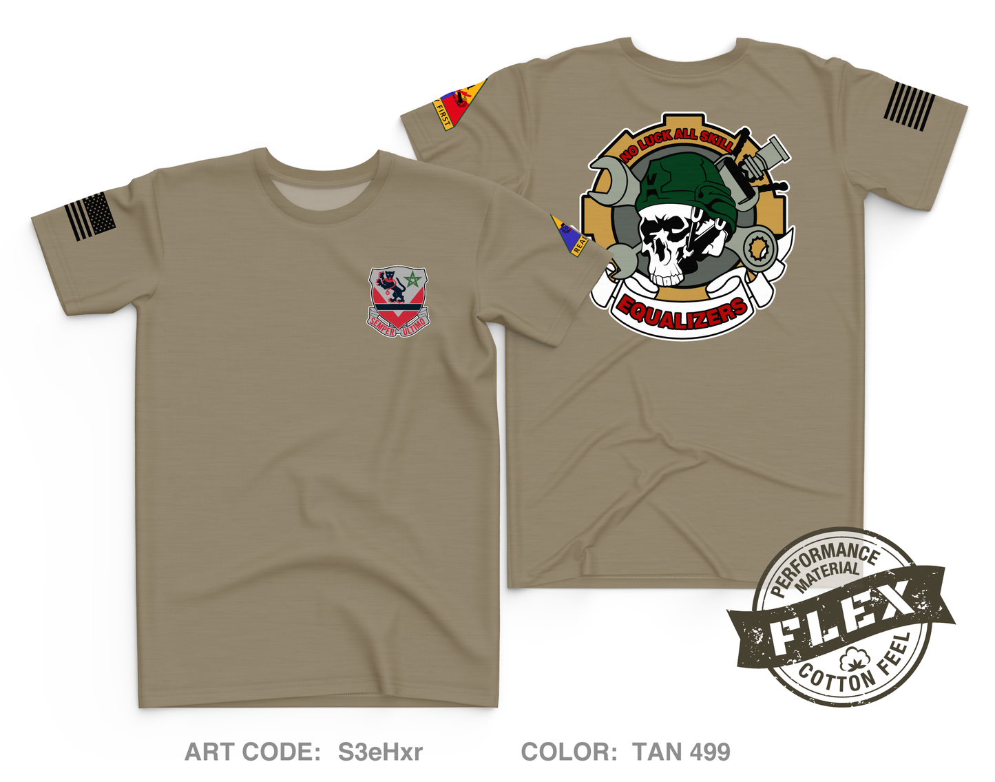 16th FSC, 16th EB, 1/1 AD Core Men's SS Flex Performance Tee - S3eHxr