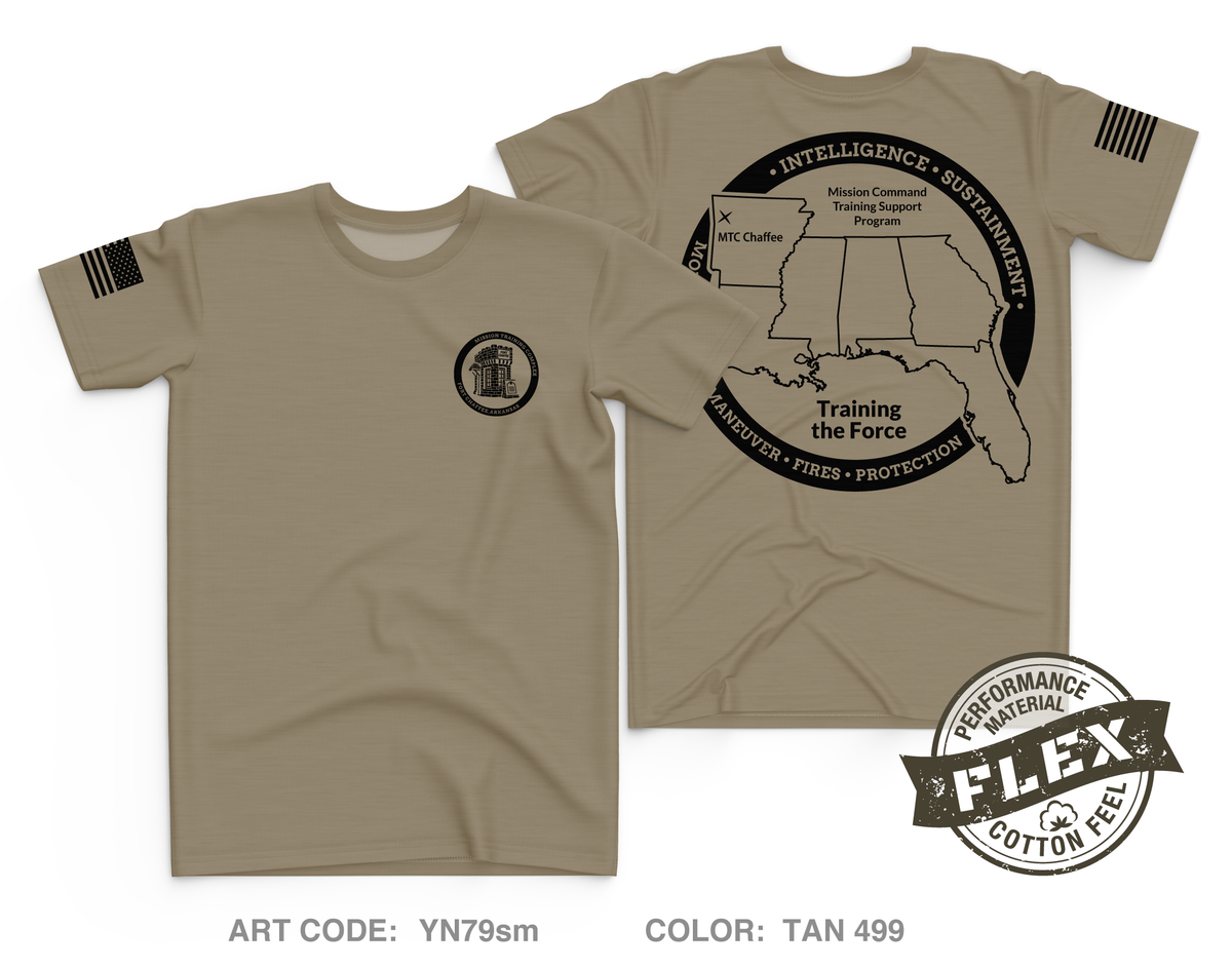Mission Training Complex - Fort Chaffee Core Men's SS Flex Performance Tee - YN79sm