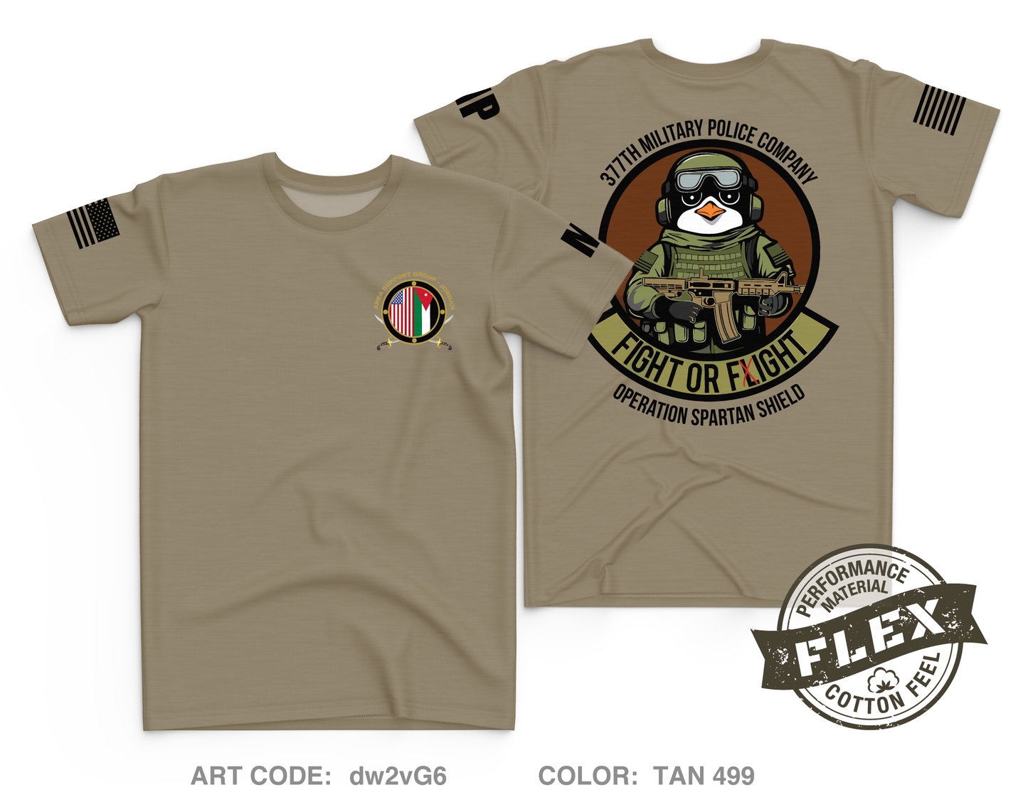 377th MP Co Core Men's SS Flex Performance Tee - dw2vG6