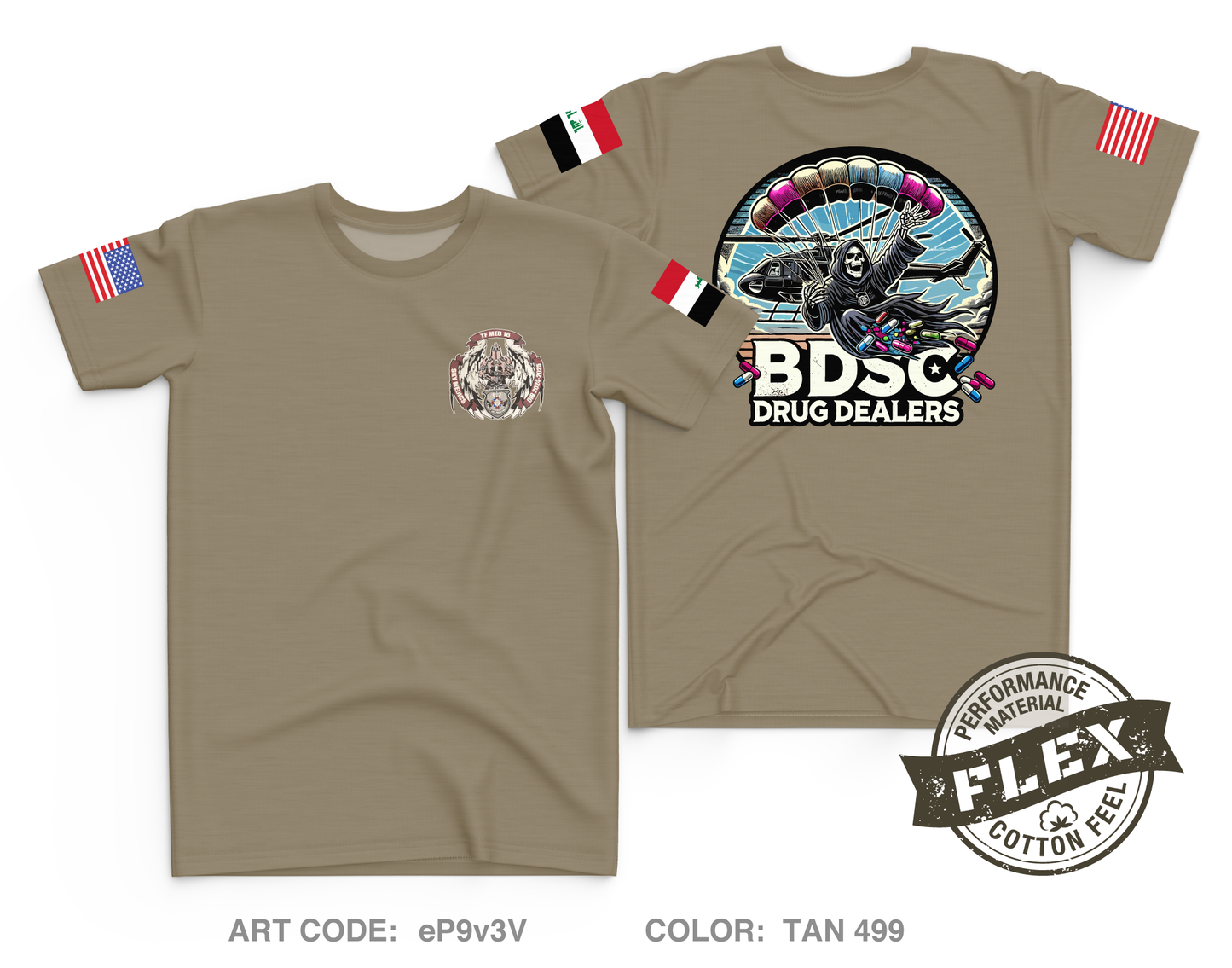 TF Med 16 Core Men's SS Flex Performance Tee - eP9v3V