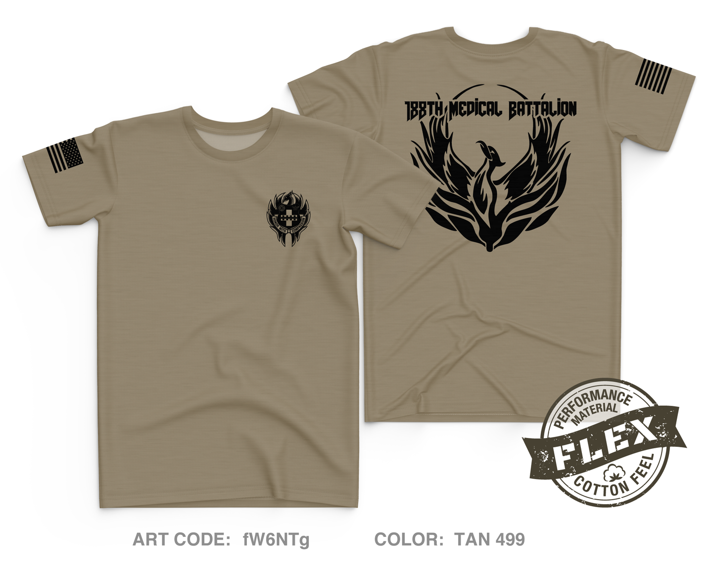 188 MED BN Fundraising Collection Core Men's SS Flex Performance Tee - fW6NTg