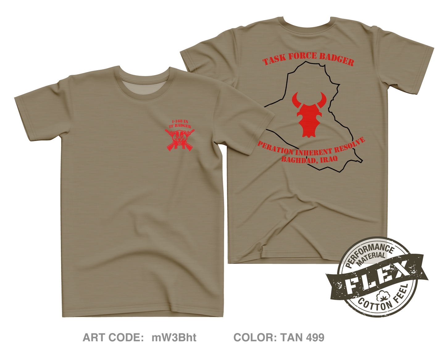 TF Badger Core Men's SS Flex Performance Tee - mW3Bht