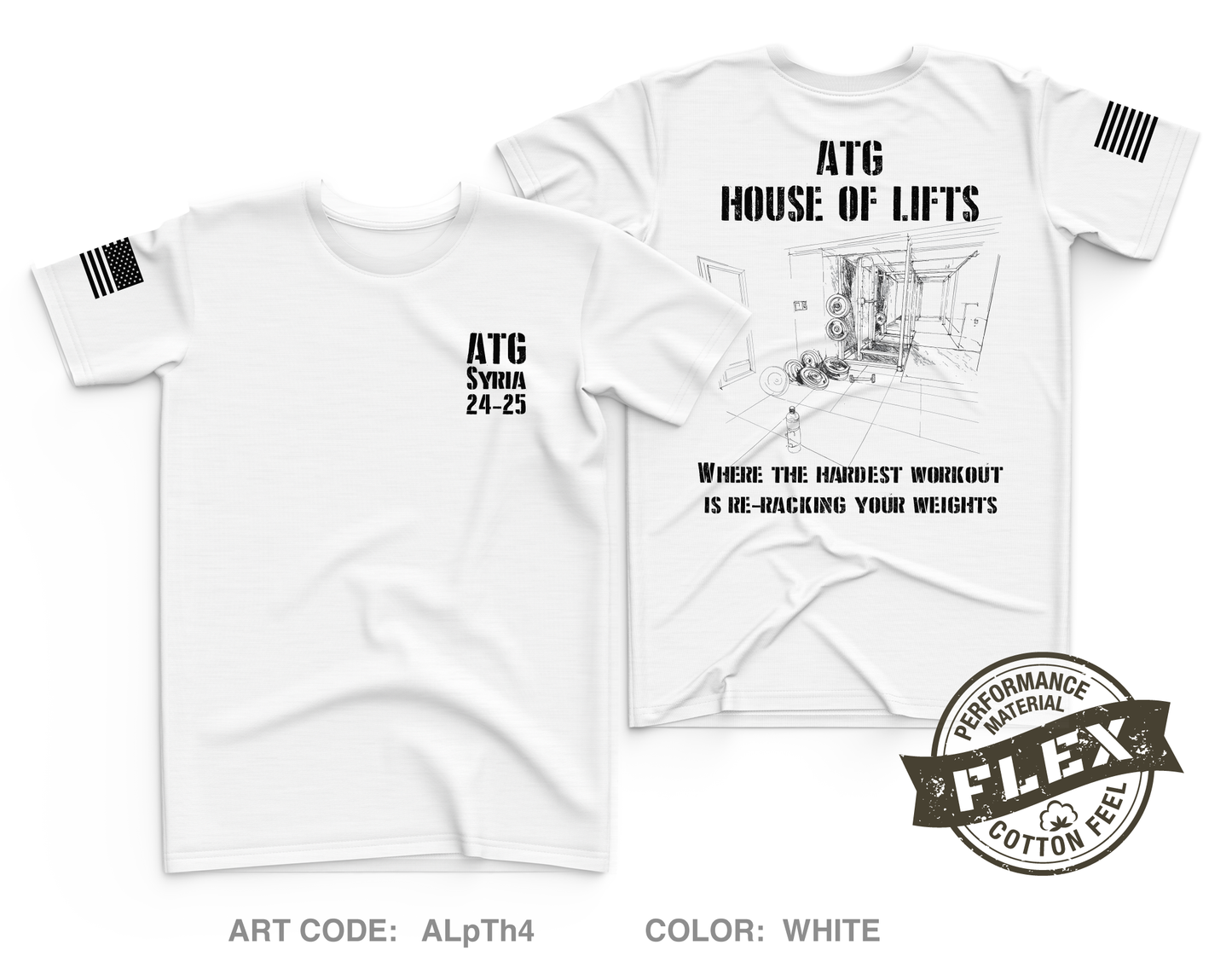 B Battery 2-218th FA Core Men's SS Flex Performance Tee - ALpTh4