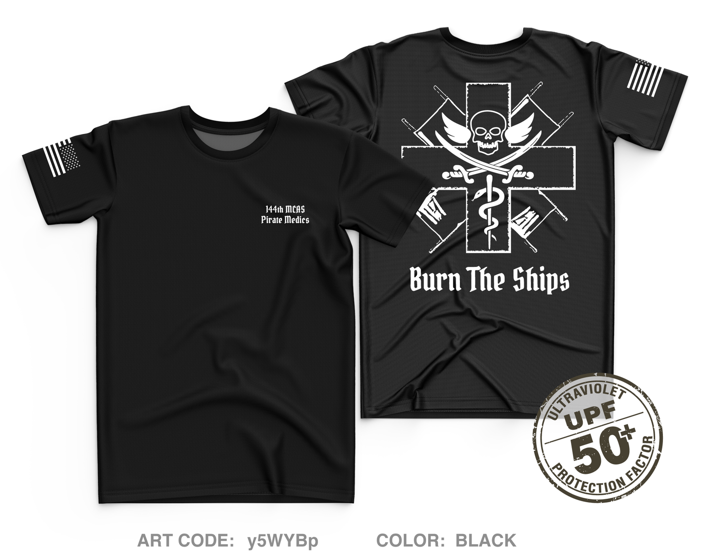 144th MCAS Fundraising Collection Core Men's UPF 50+ Performance SS Tee - y5WYBp