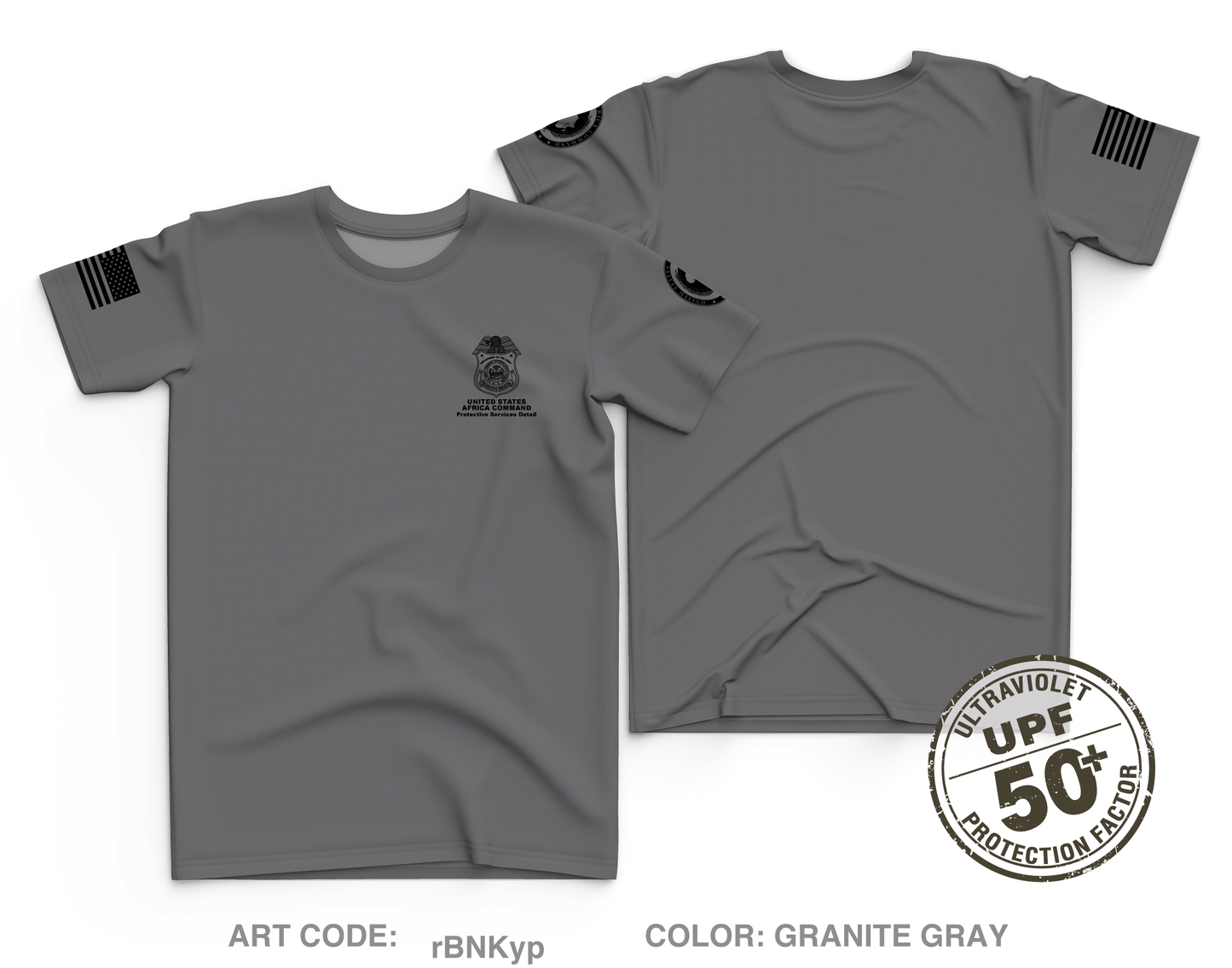 AFRICOM-PSD Core Men's UPF 50+ Performance SS Tee - rBNKyp