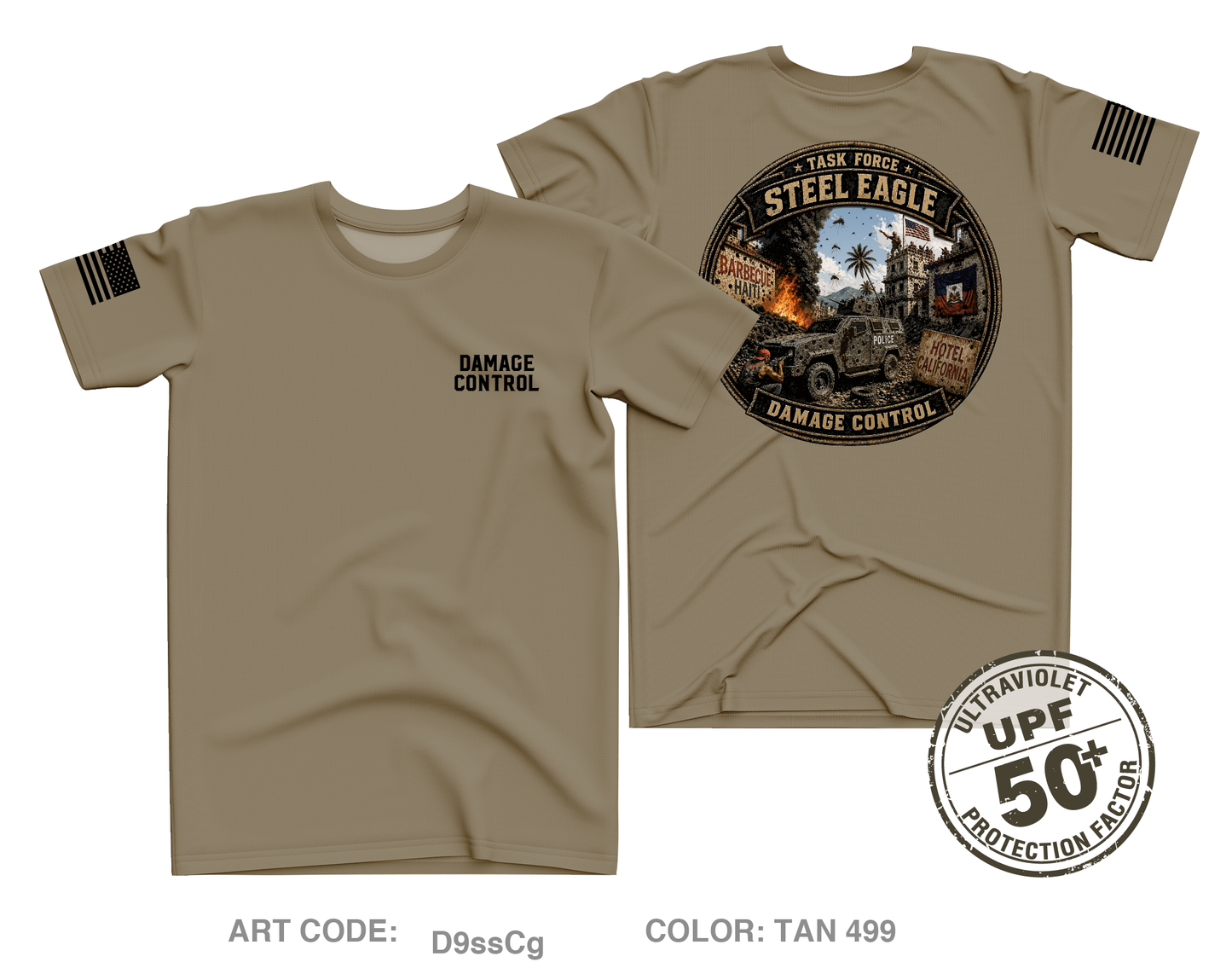 Damage Control Core Men's SS Flex Performance Tee - D9ssCg