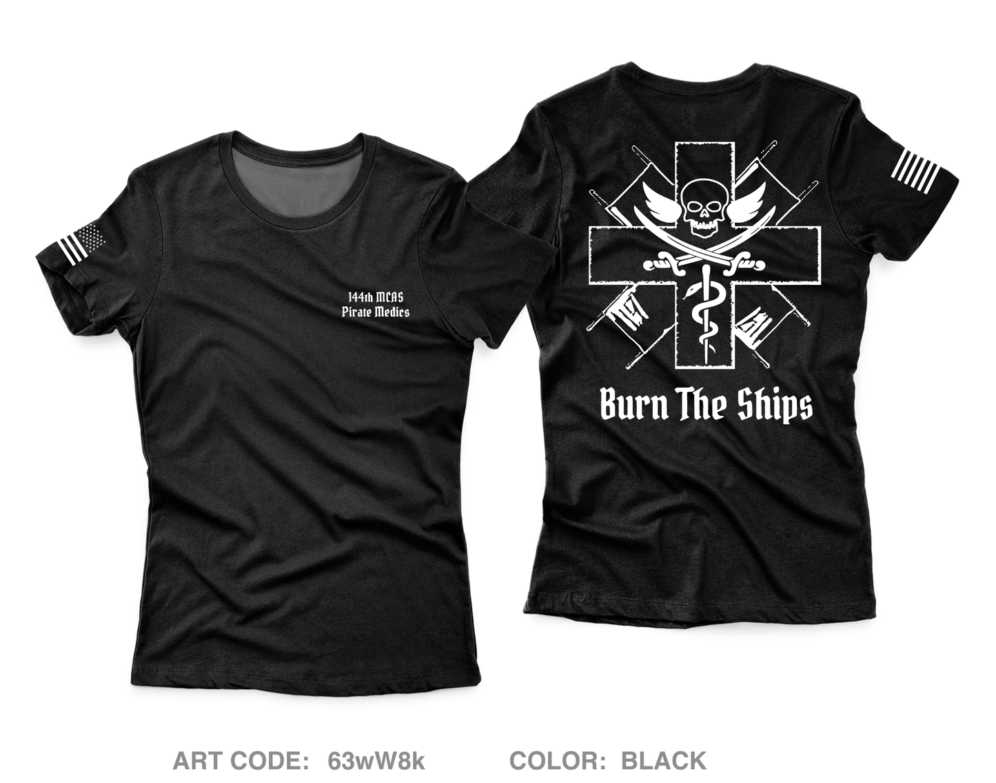 144th MCAS Fundraising Collection Core Women's SS Performance Tee - 63wW8k
