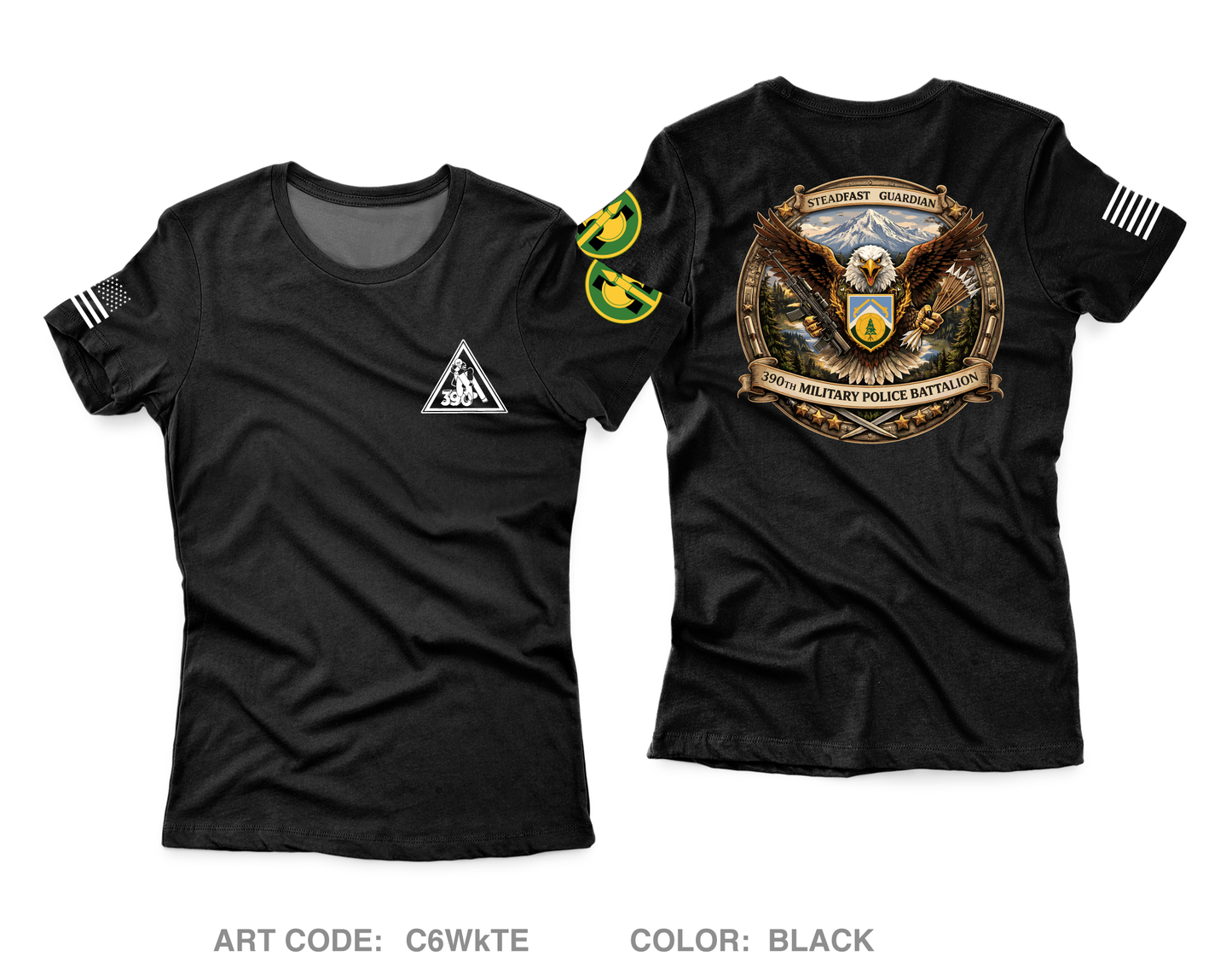 390th MP BN HHD Core Women's SS Performance Tee - C6WkTE