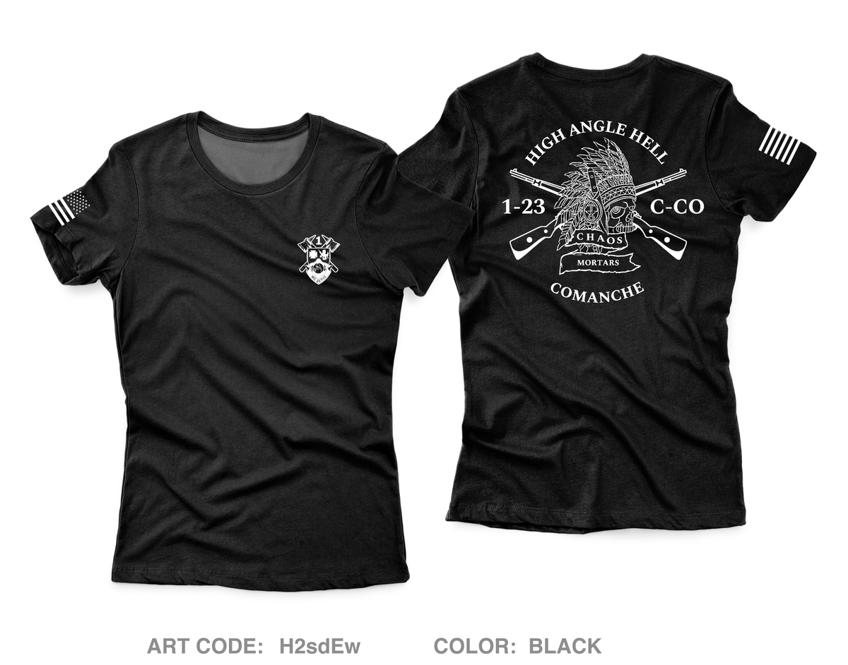 C Co, 1 BN, 23th INF Fundraising Collection Core Women's SS Performance Tee - H2sdEw