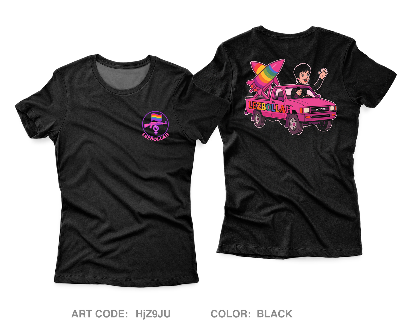 Lezbollah Fundraising Collection Core Women's SS Performance Tee - HjZ9JU