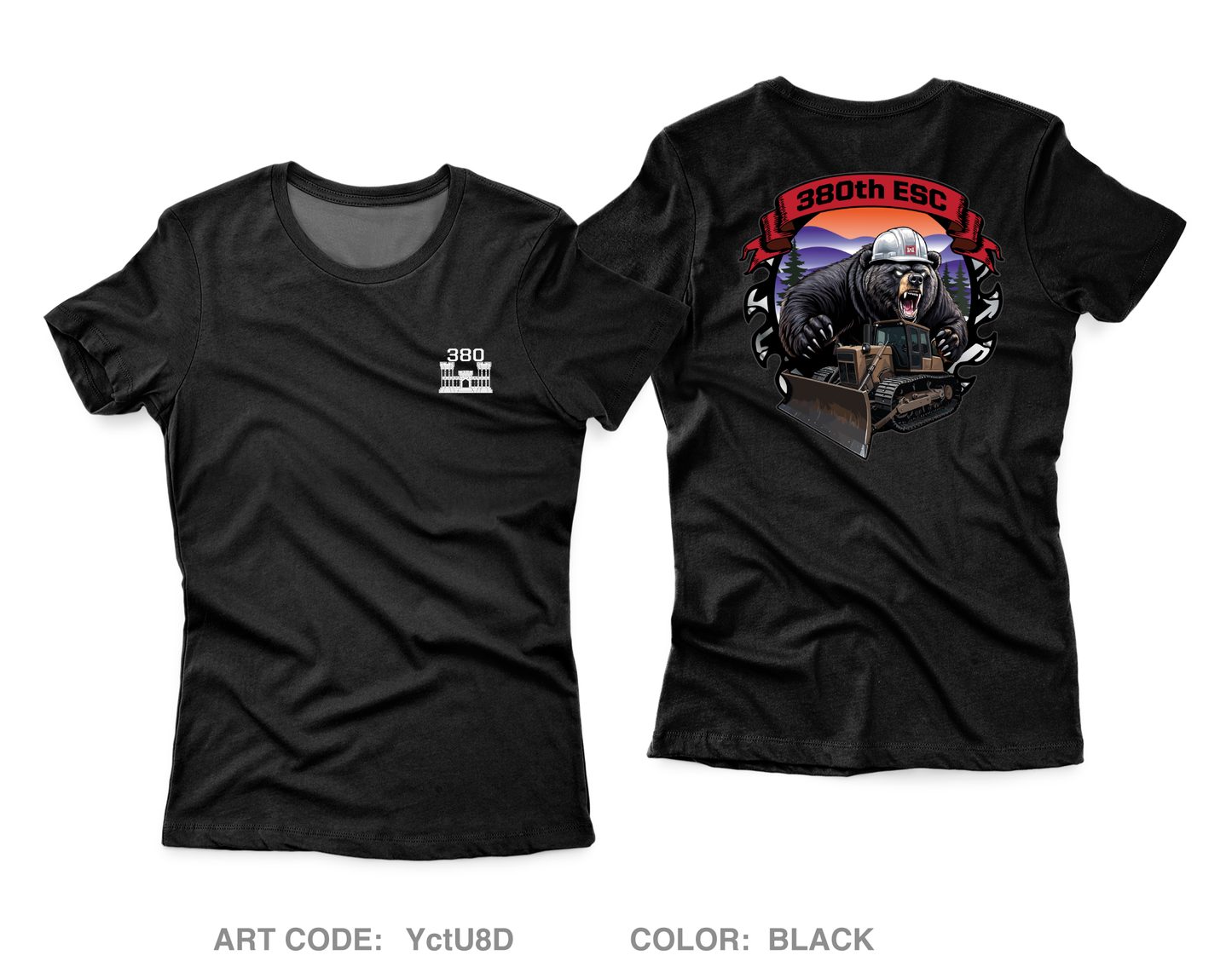 380TH ESC Core Women's SS Performance Tee - YctU8D
