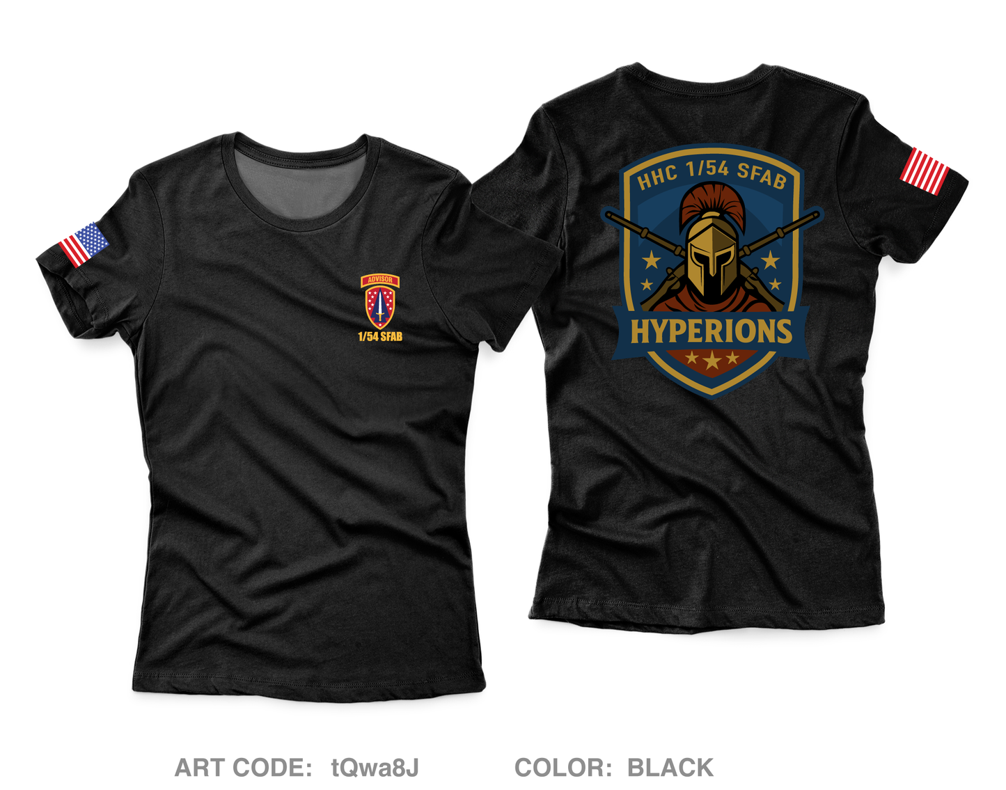 HHC 1/54 SFAB Hyperions Core Women's SS Performance Tee - tQwa8J