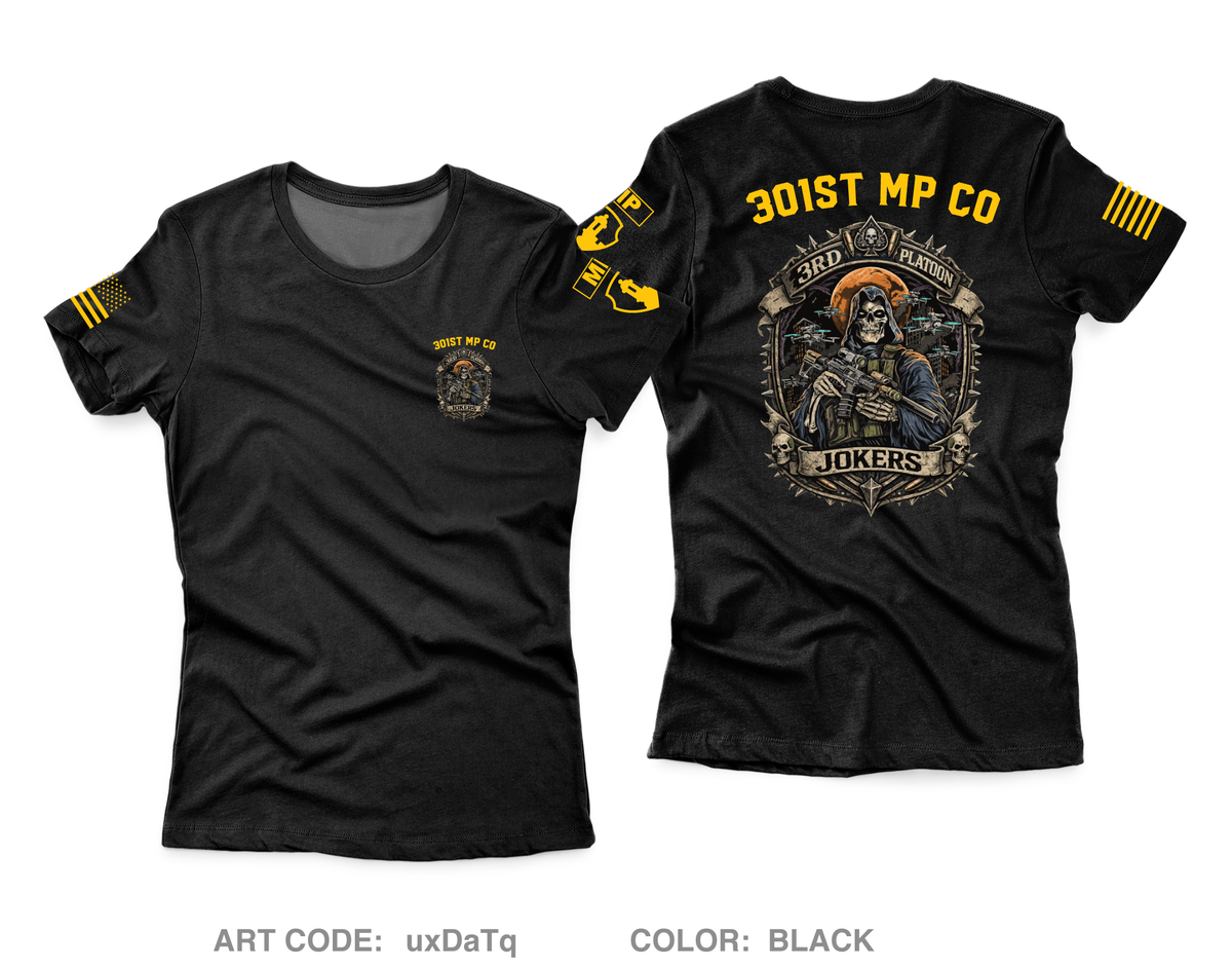 301st MP CO / 3rd PLATOON JOKERS Core Women's SS Performance Tee - uxDaTq