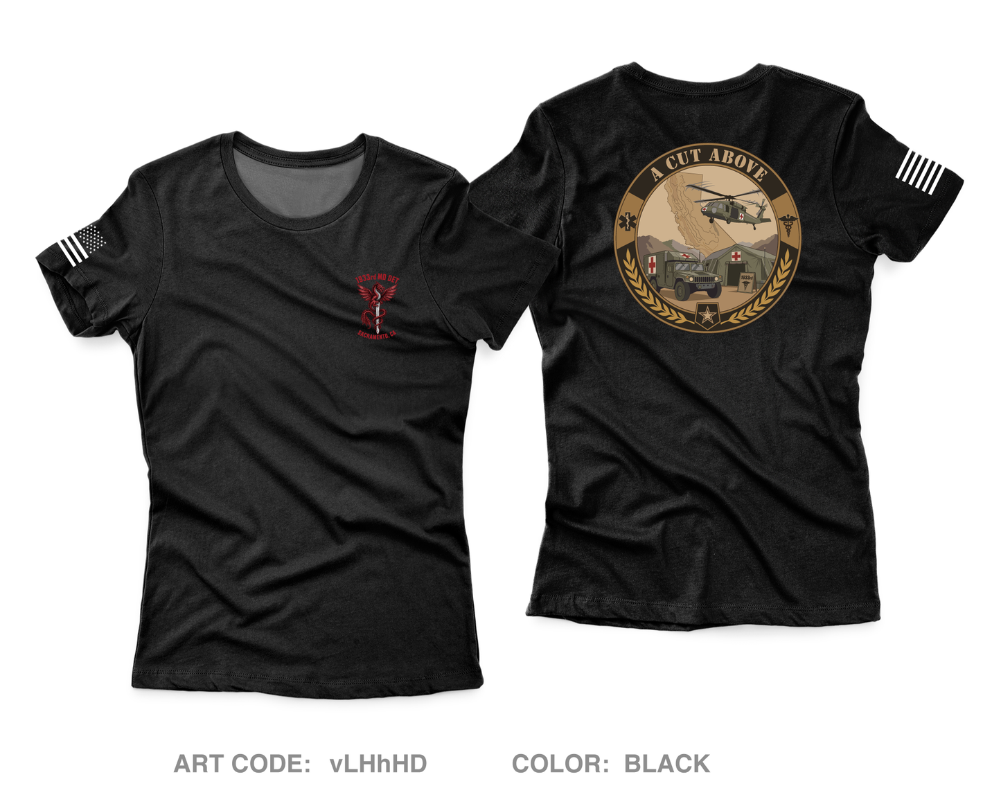 1933rd med det Fundraising Collection Core Women's SS Performance Tee - vLHhHD