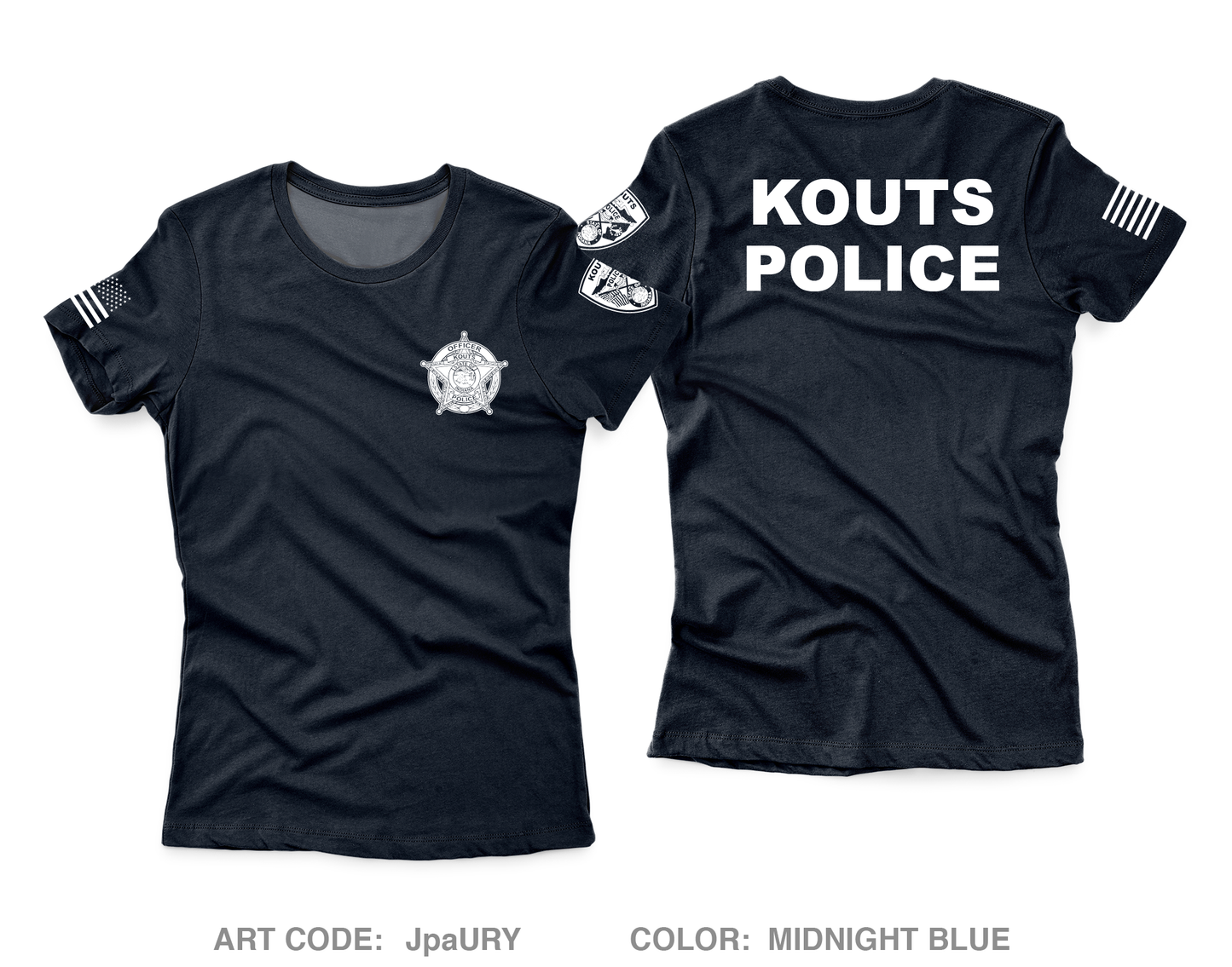 Kouts Police Core Women's SS Performance Tee - JpaURY