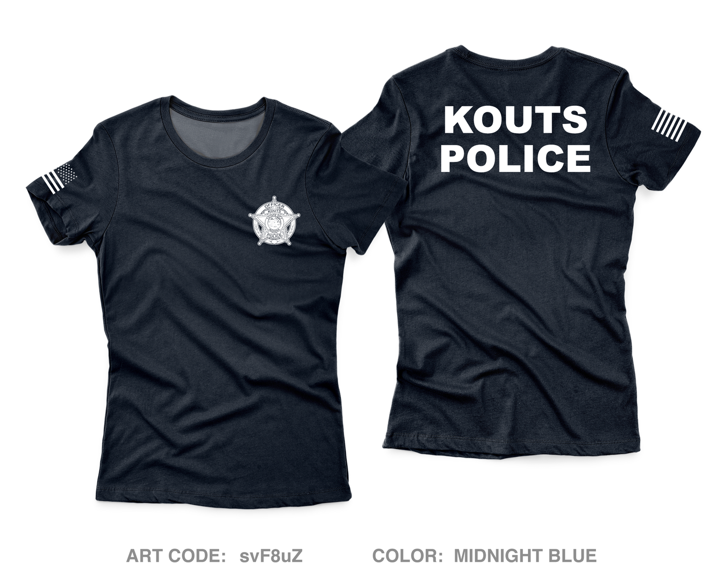 Kouts Police Core Women's SS Performance Tee - svF8uZ