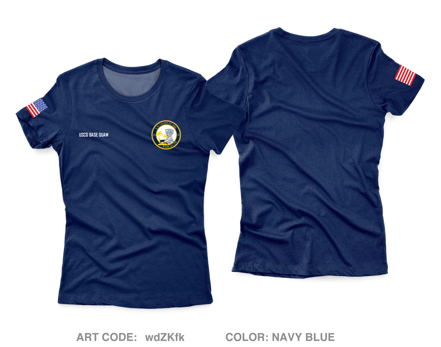 USCG Base Guam Core Women's SS Performance Tee - wdZKfk