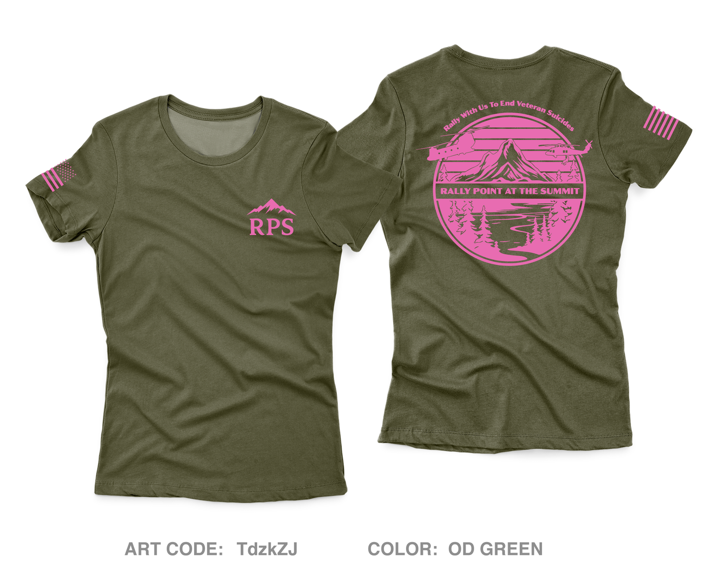 Rally Point at the Summit Fundraising Collection Core Women's SS Performance Tee - TdzkZJ