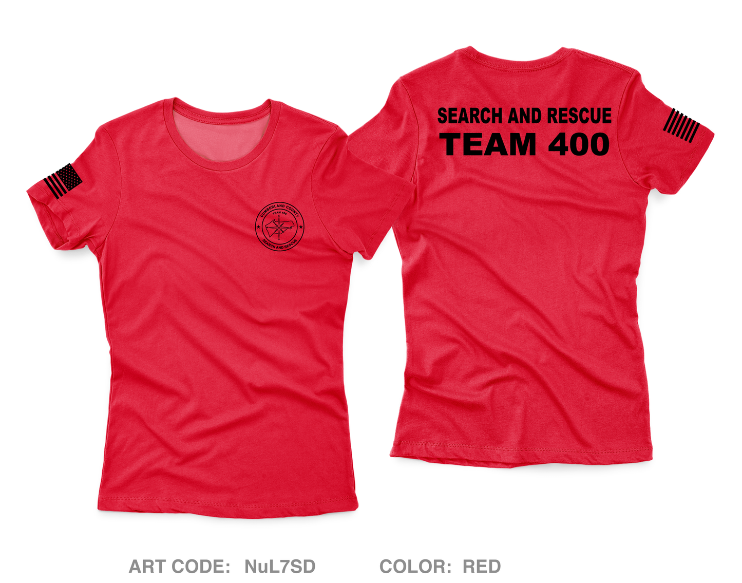 CUMBERLAND COUNTY SEARCH AND RESCUE Core Women's SS Performance Tee - NuL7SD