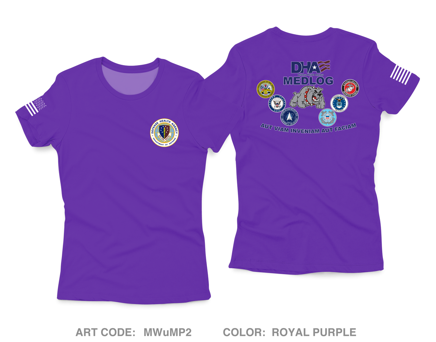 DHA J4 Fundraising Collection Core Women's SS Performance Tee - MWuMP2