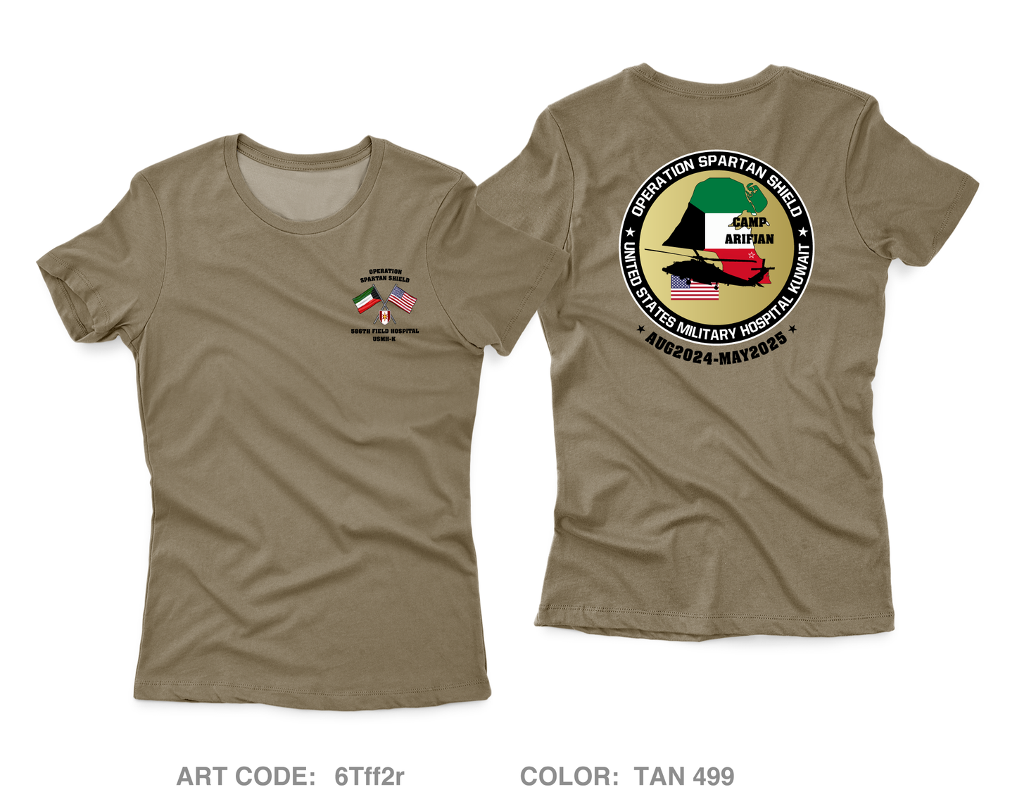586th Field Hospital Core Women's SS Performance Tee - 6Tff2r