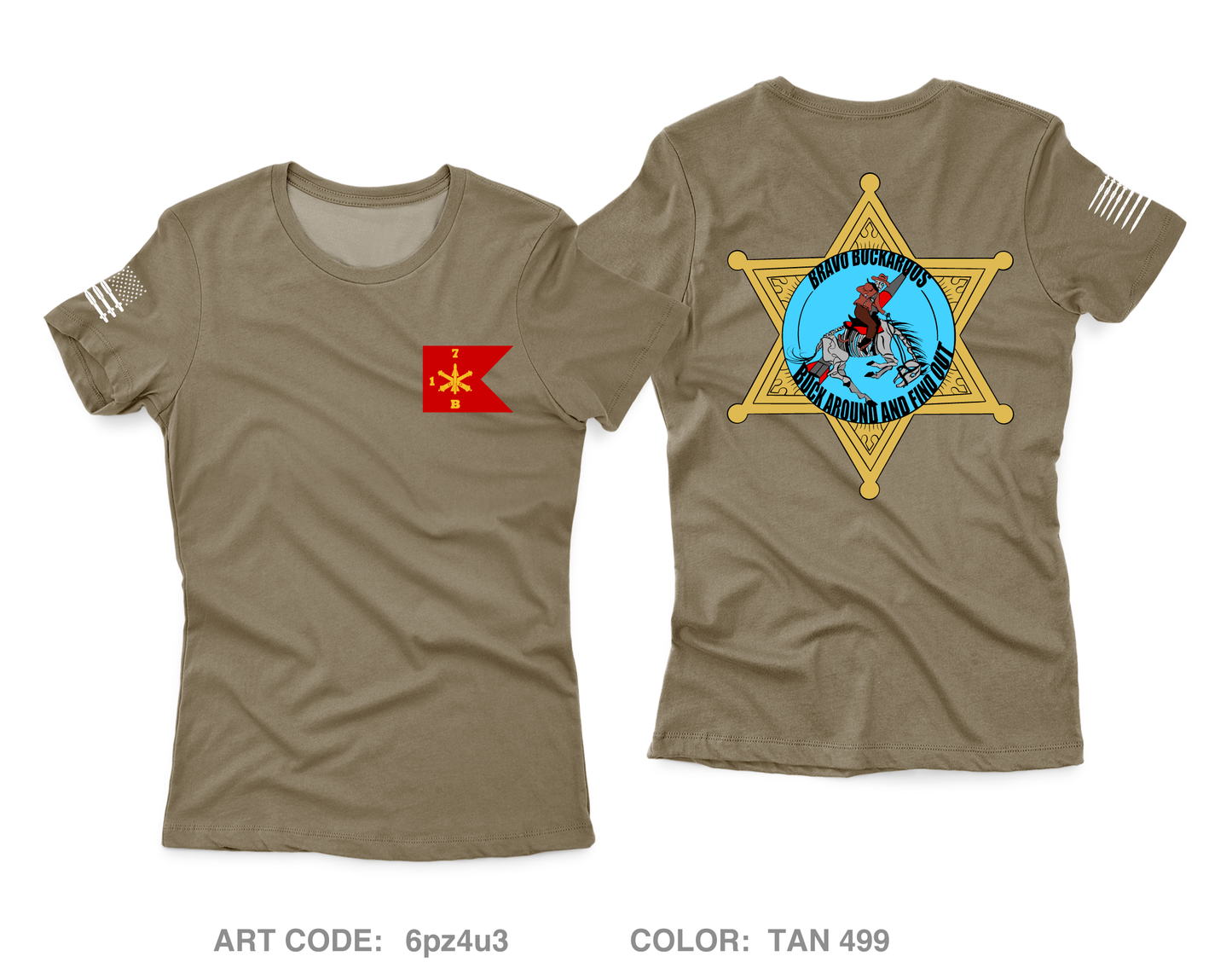 B BTRY, 108th ADA BDE Core Women's SS Performance Tee - 6pz4u3