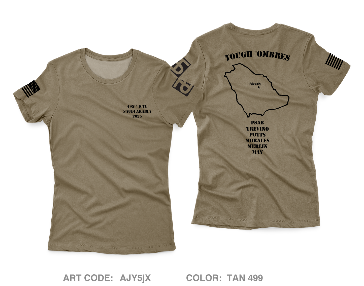 495th ICTC Core Women's SS Performance Tee - AJY5jX