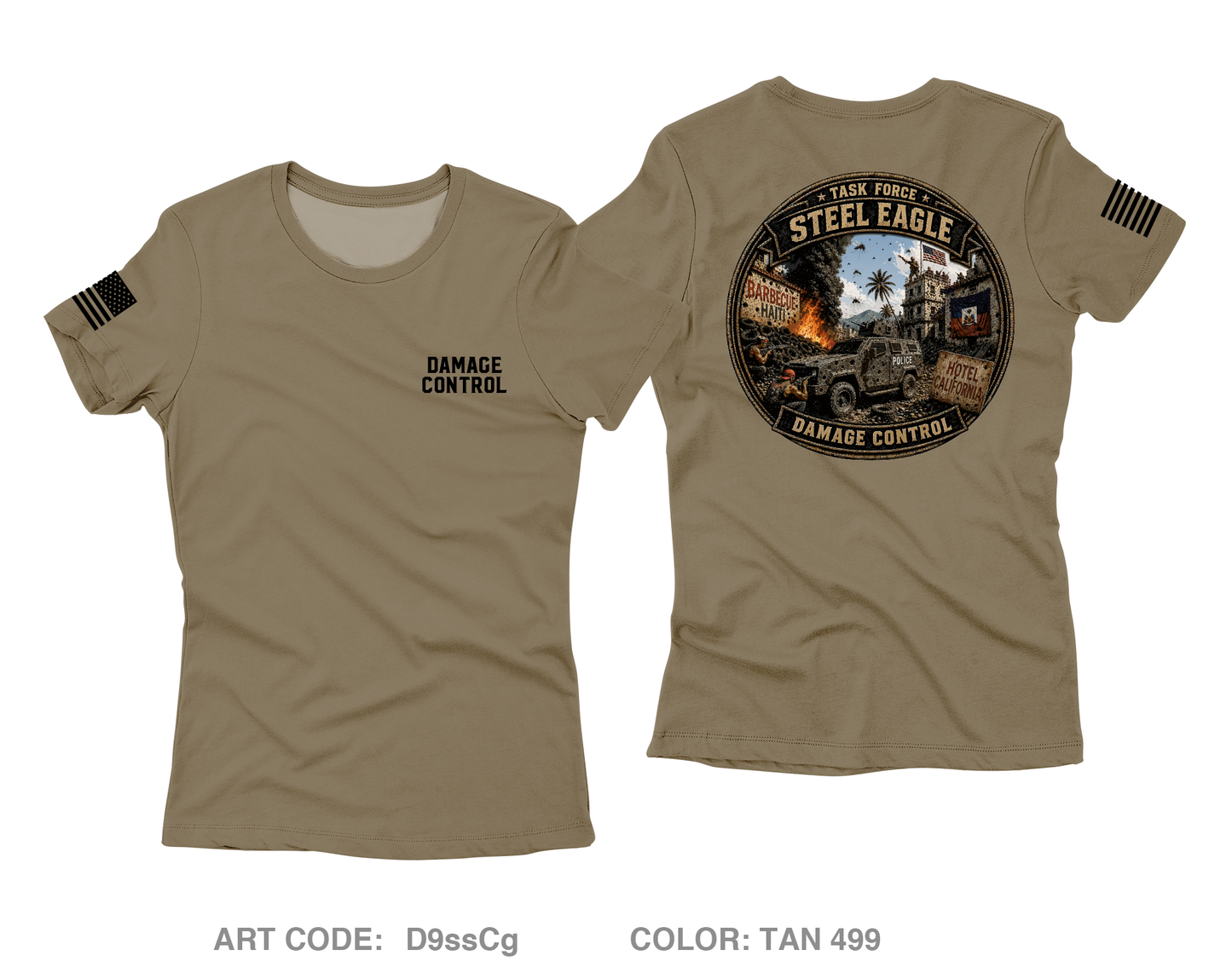 Damage Control Core Women's SS Performance Tee - D9ssCg