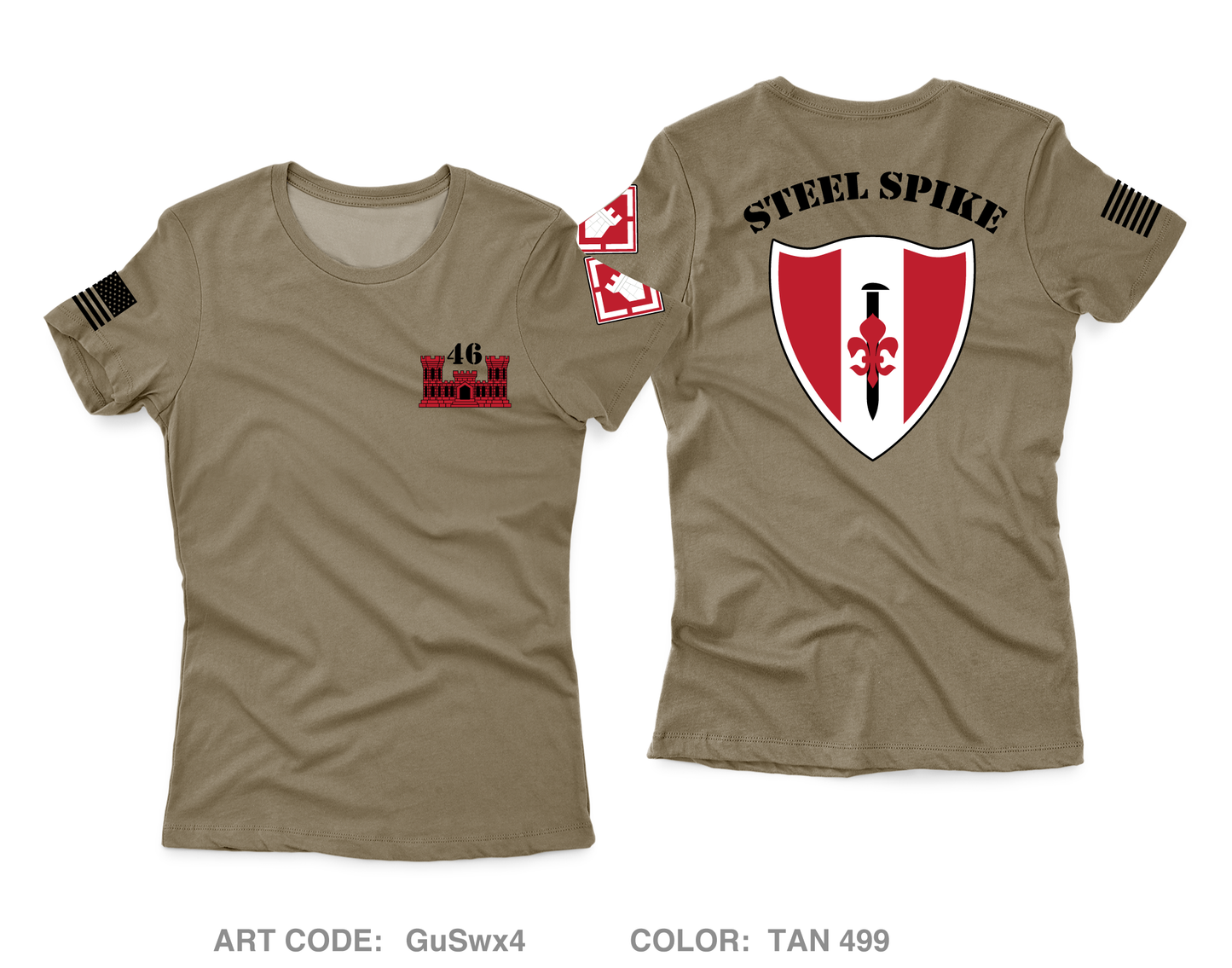 46th Engineers Core Women's SS Performance Tee - GuSwx4