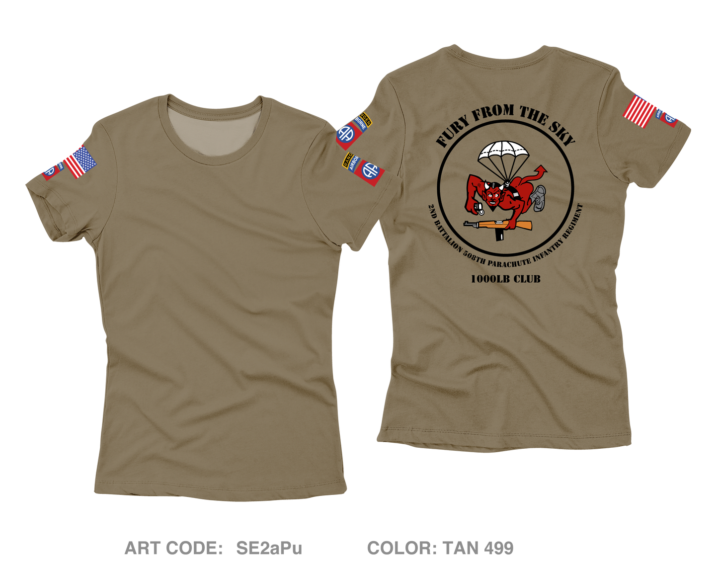 2 Fury Core Women's SS Performance Tee - SE2aPu