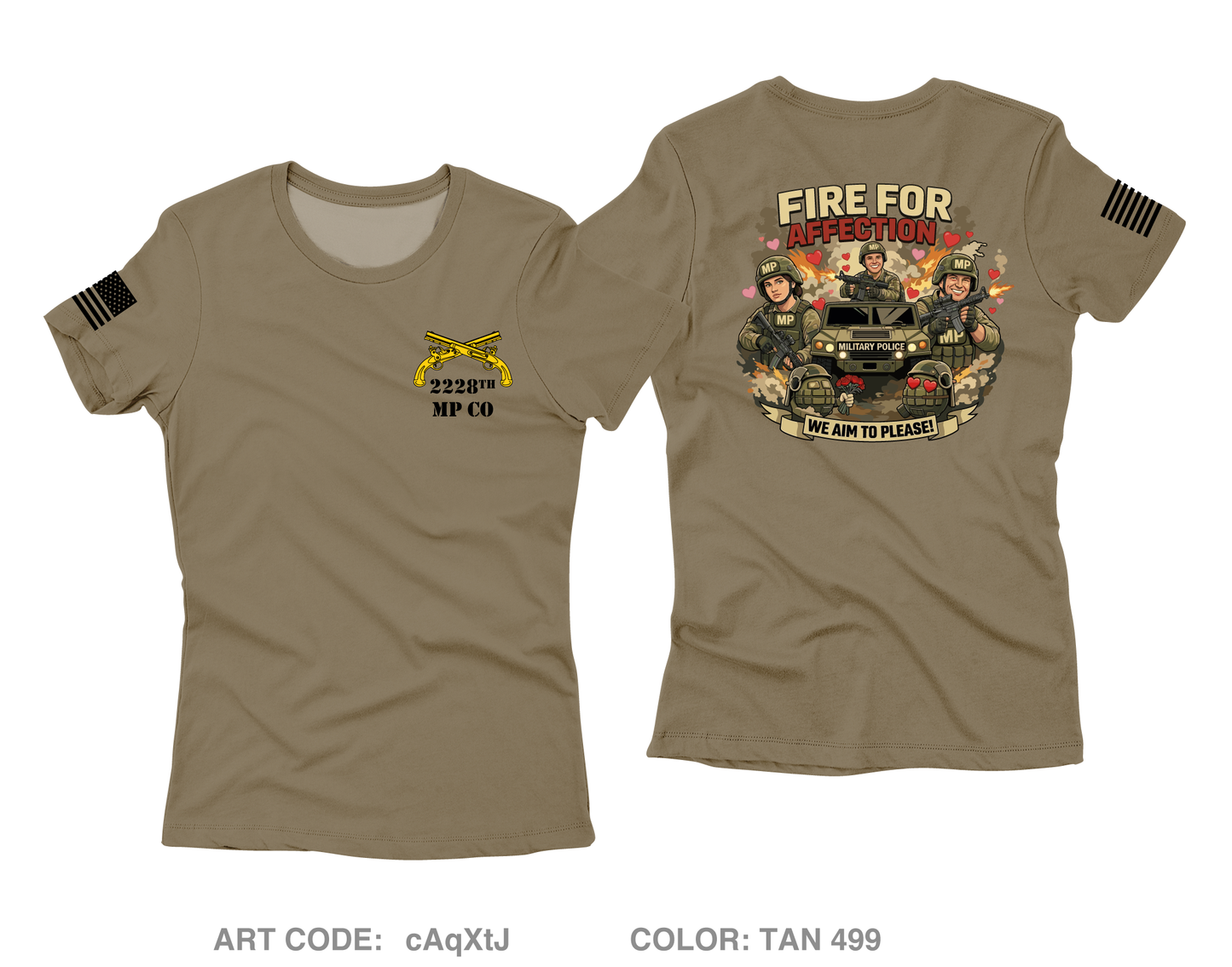 2228th MP CO Core Women's SS Performance Tee - cAqXtJ