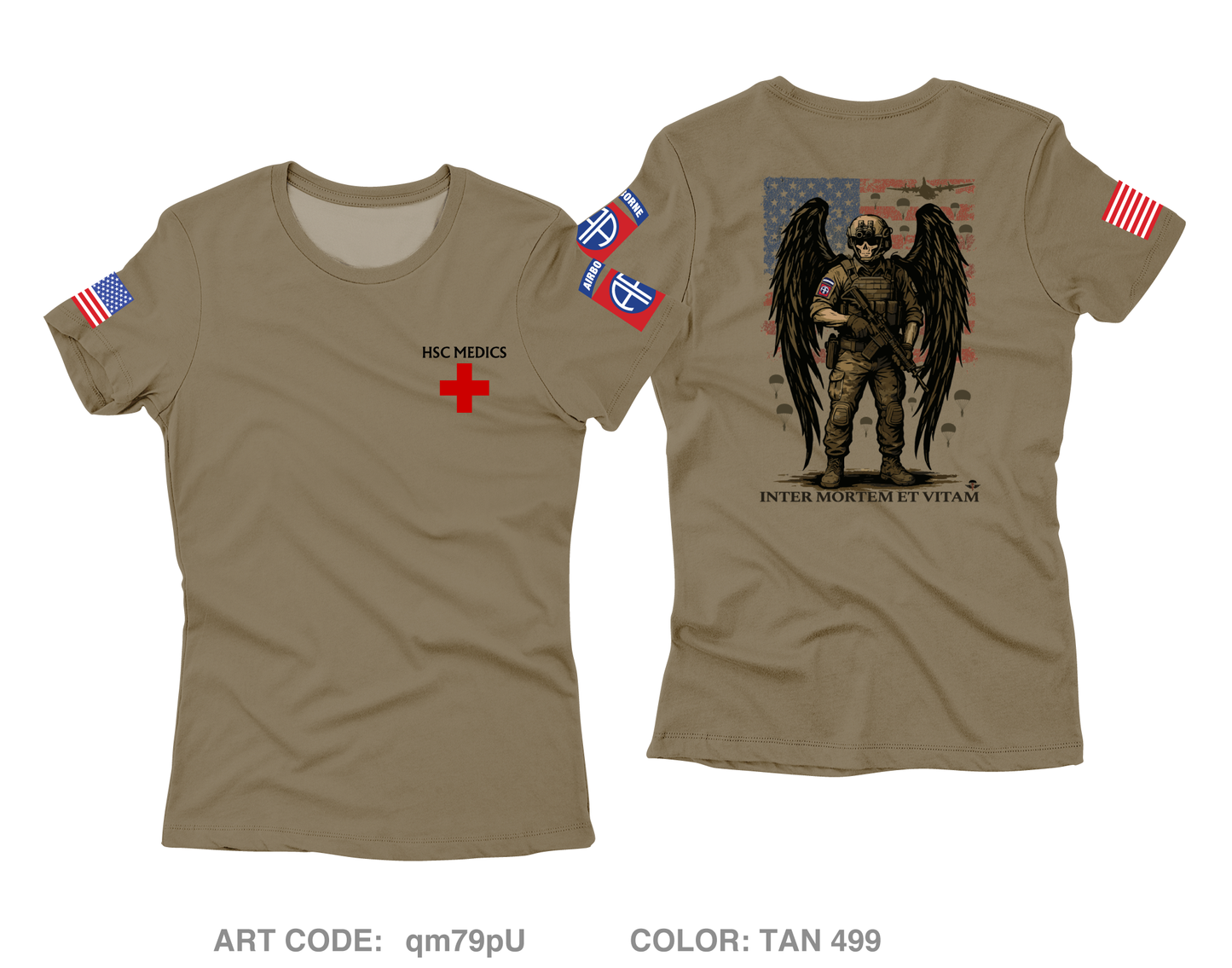 HSC 122 Medics Core Women's SS Performance Tee - qm79pU