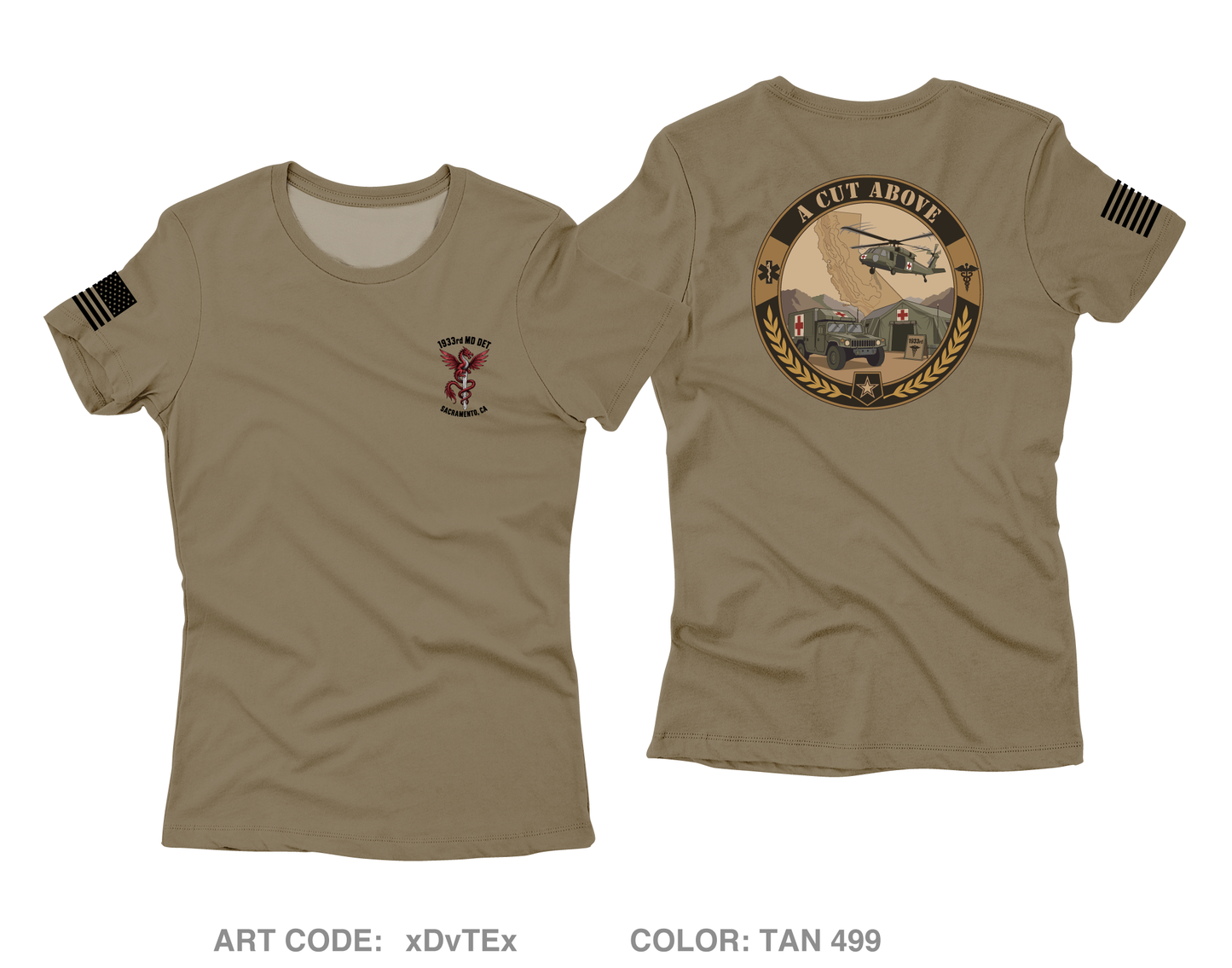 1933rd med det Fundraising Collection Core Women's SS Performance Tee - xDvTEx