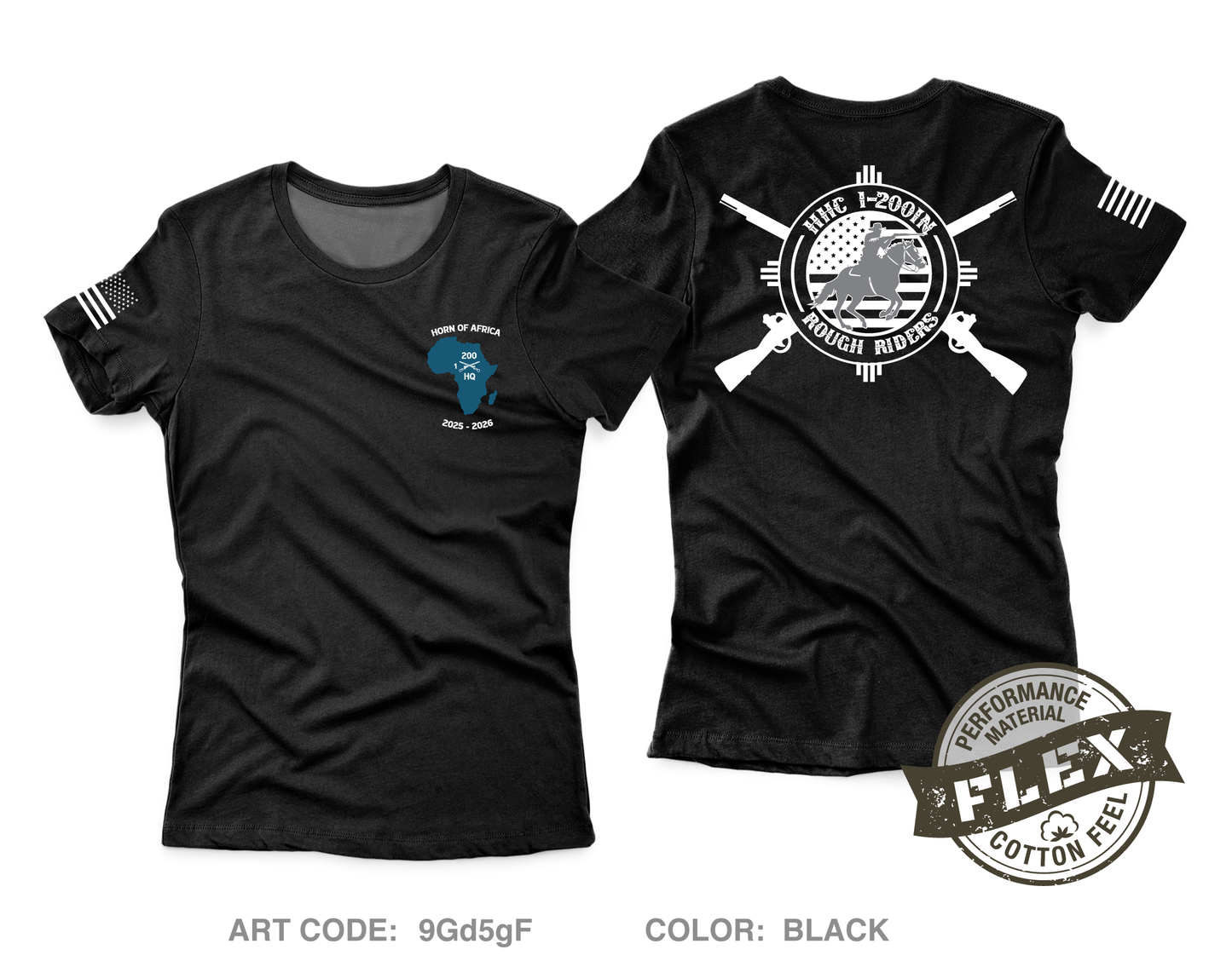 HHC, 1-200 Infantry Core Women's SS Flex Performance Tee - 9Gd5gF