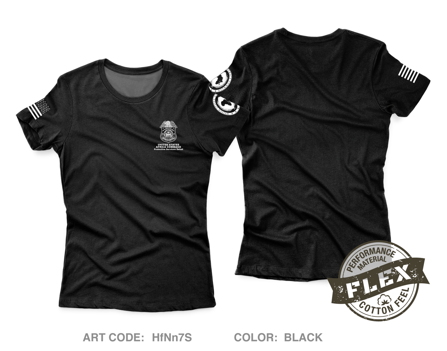 AFRICOM-PSD Core Women's SS Flex Performance Tee - HfNn7S